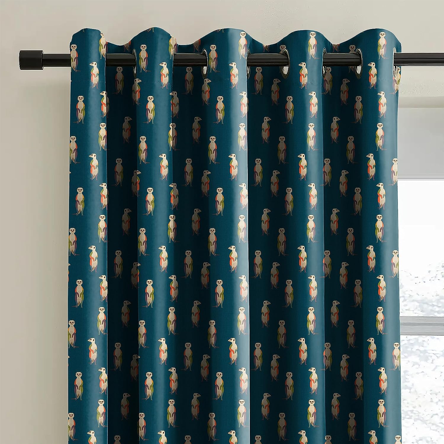 SELTOS TEAL BLACKOUT CURTAIN