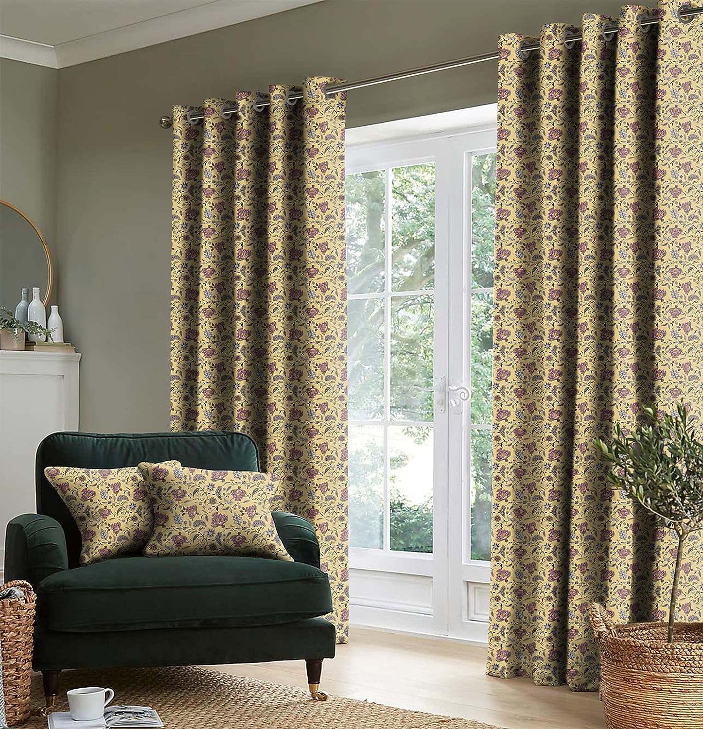 KASBAH YELLOW BLACKOUT CURTAINS