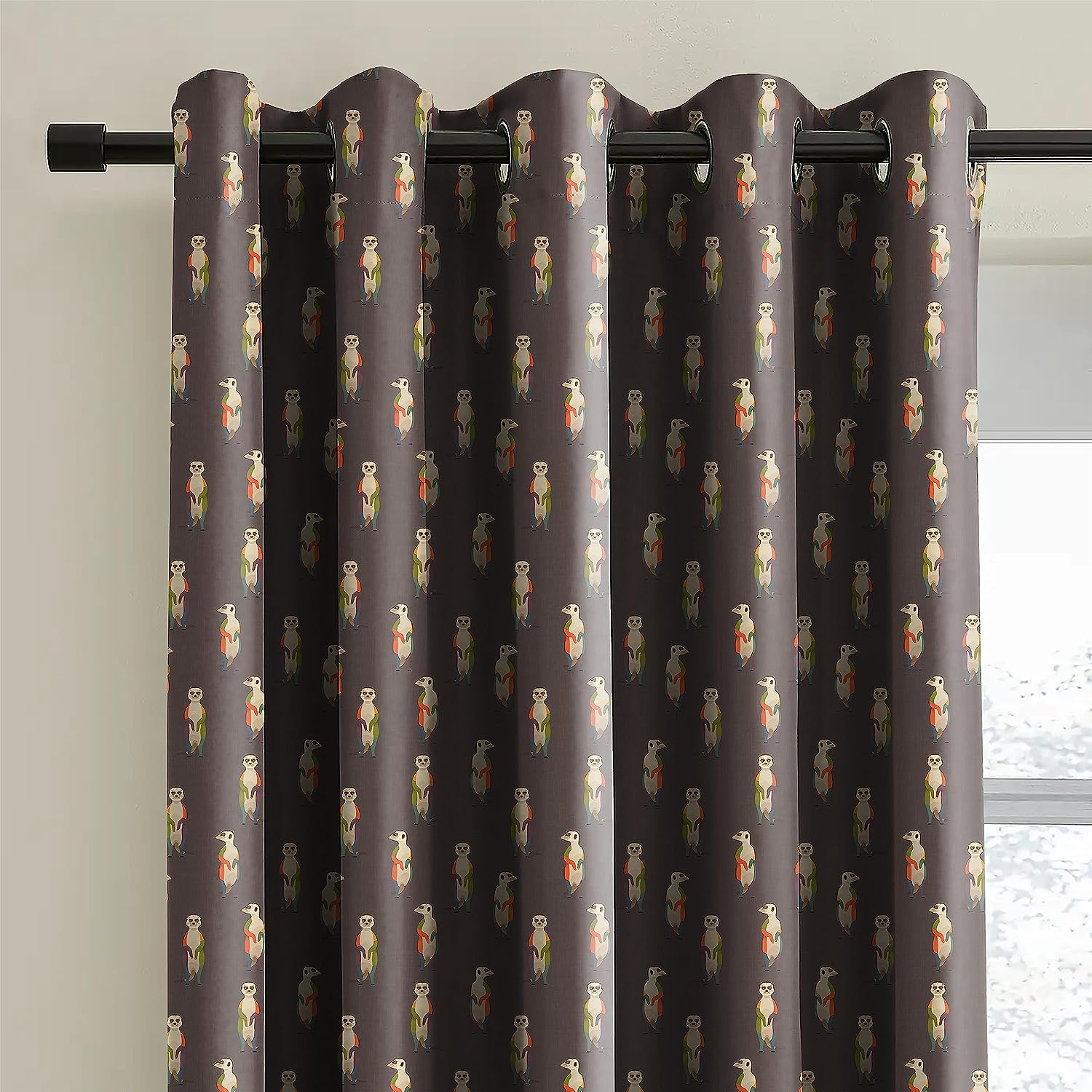 SELTOS BROWN BLACKOUT CURTAIN