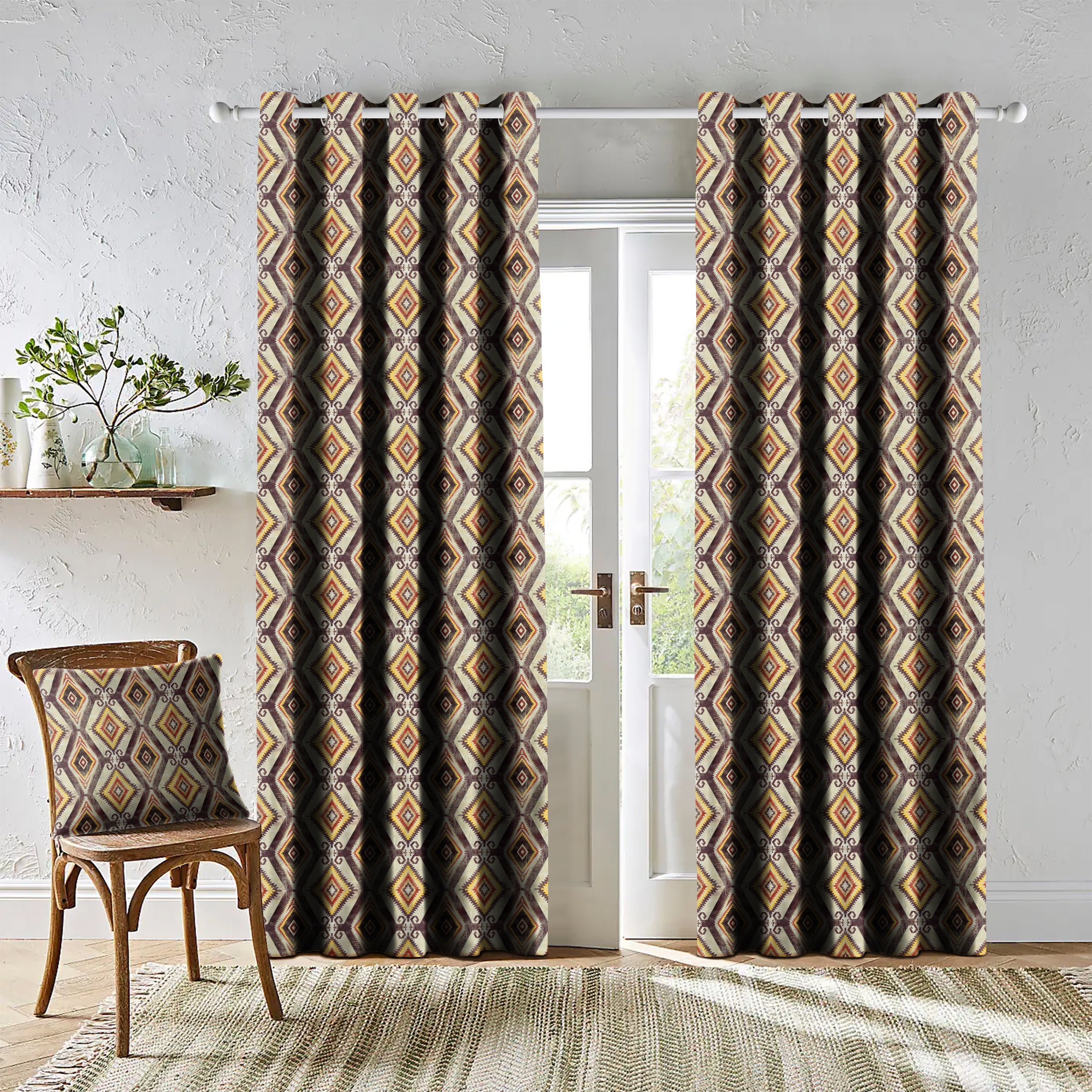 MADRID YELLOW BLACKOUT CURTAINS