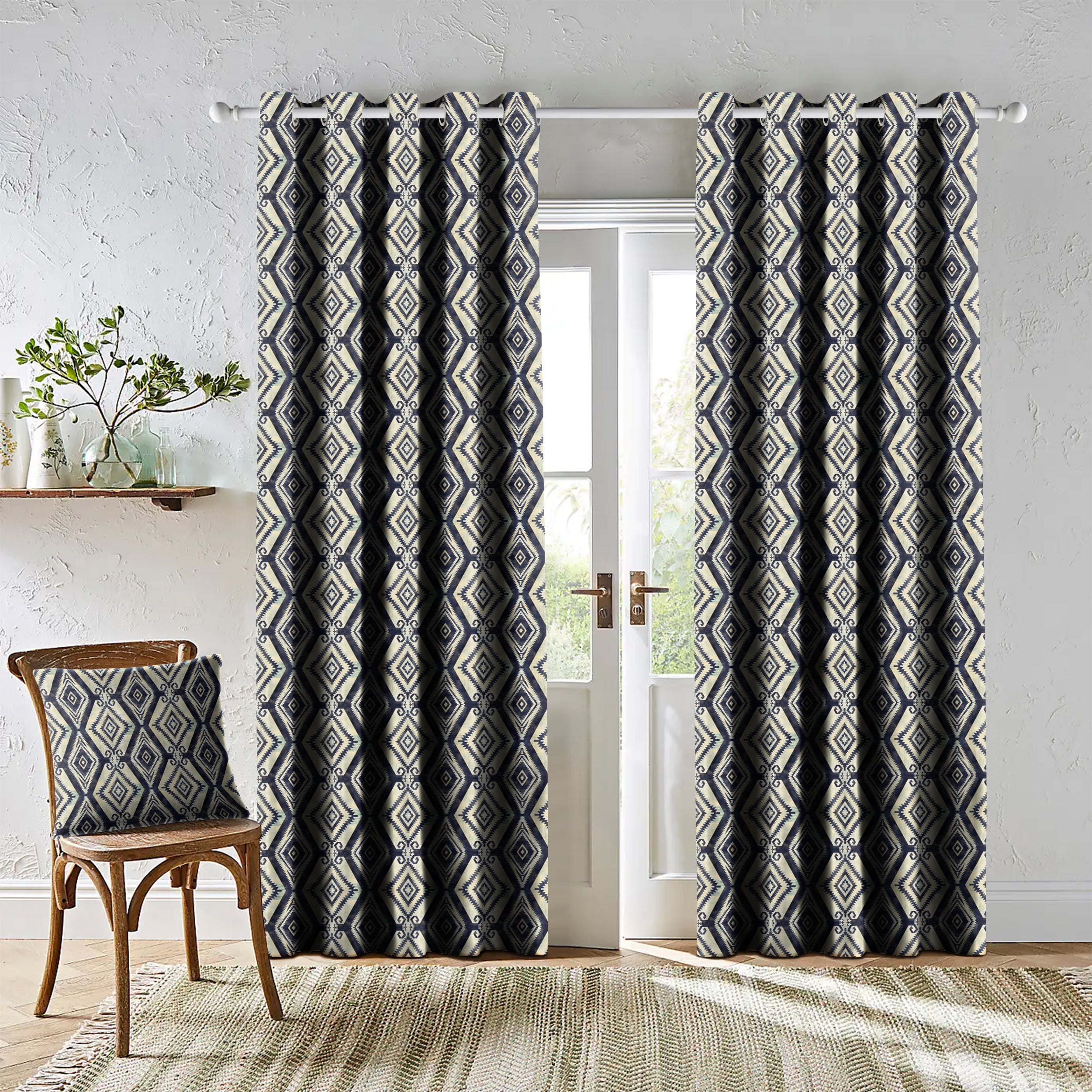 MADRID NAVY BLACKOUT CURTAINS