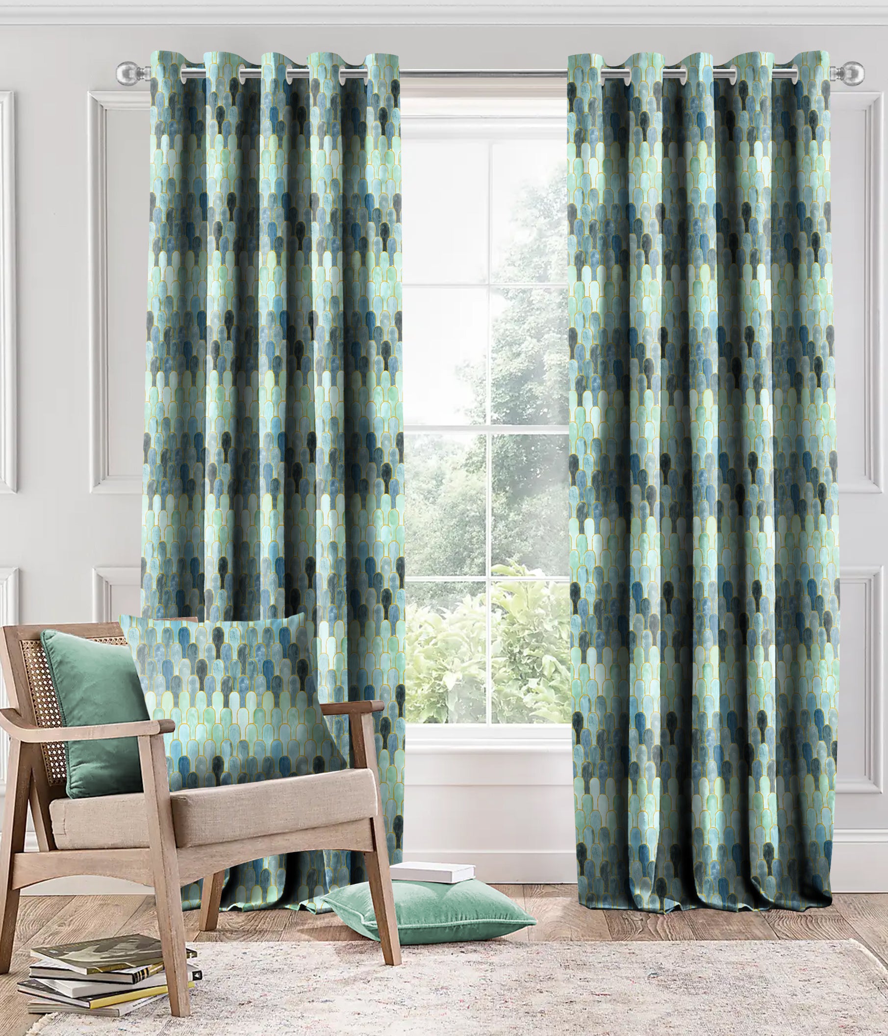 NICOBAR ALOE BLACKOUT CURTAINS
