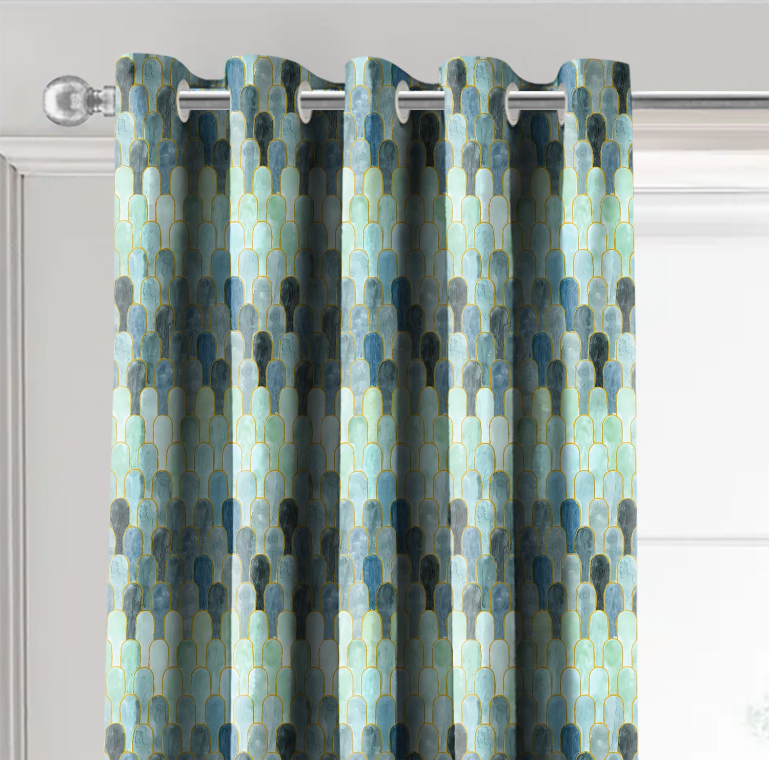 NICOBAR ALOE BLACKOUT CURTAINS
