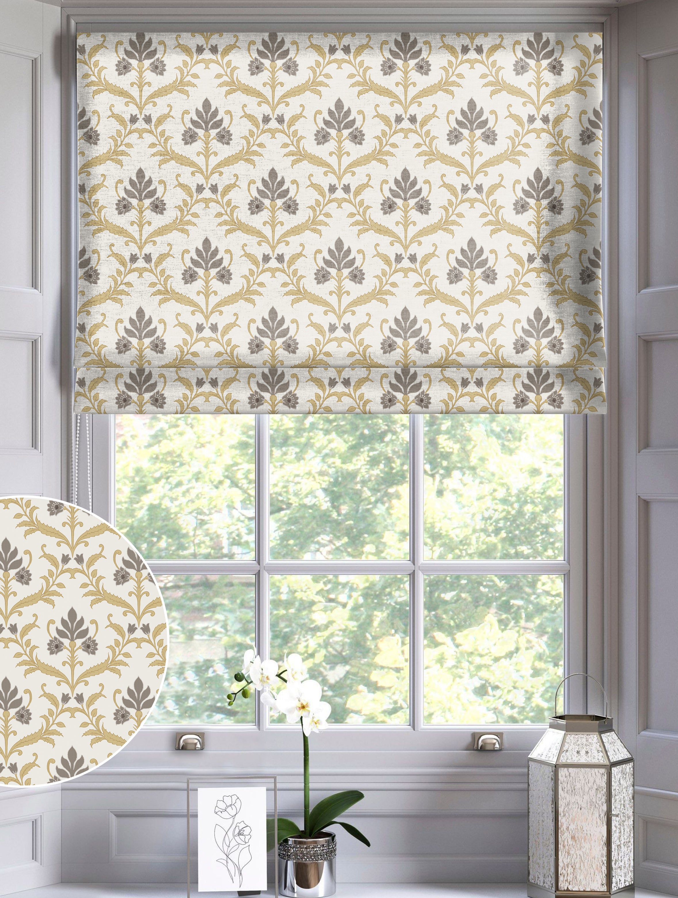 ZODIAC MONDO READY MADE ROMAN BLIND