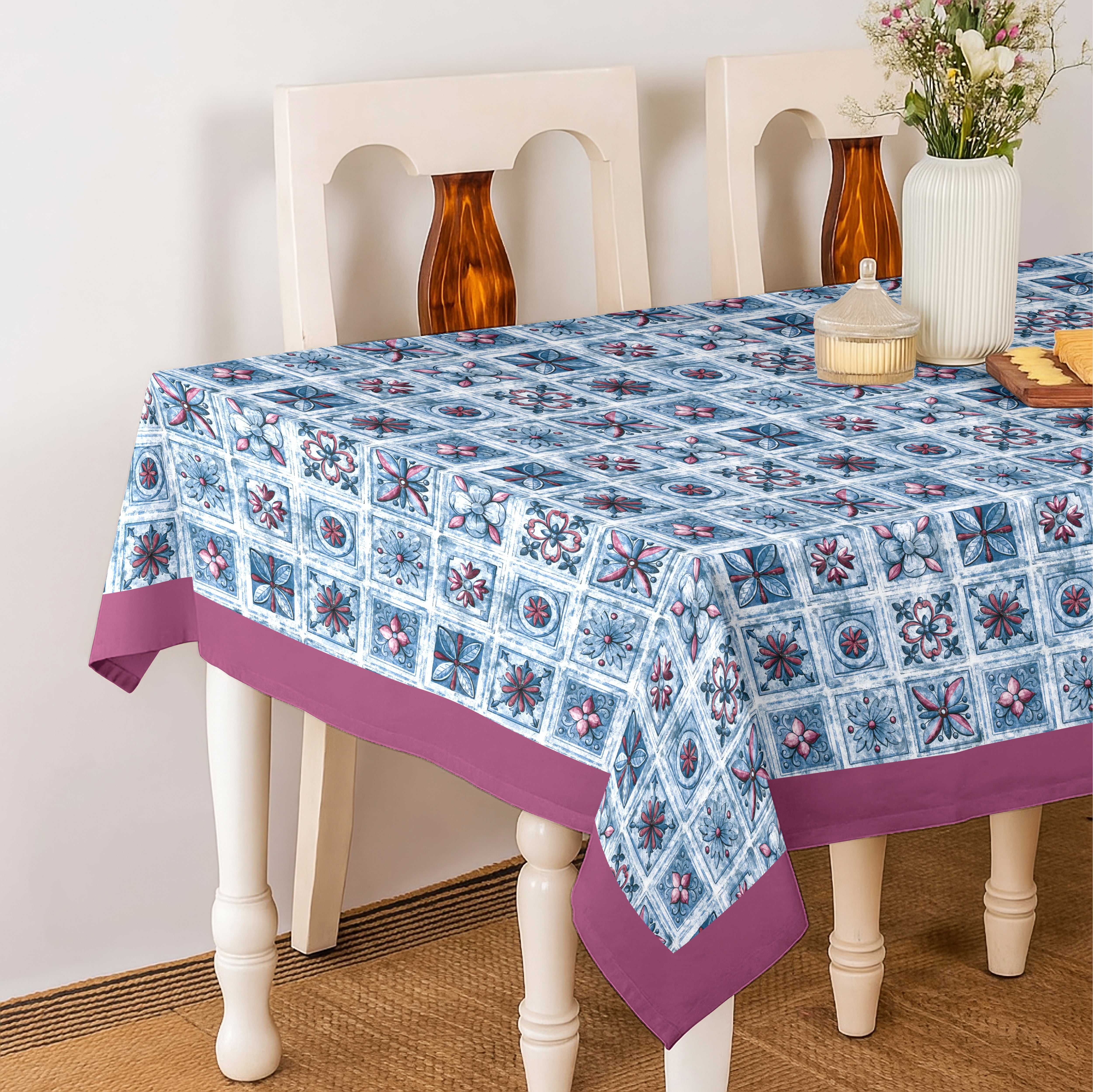 NOVANNA BLUE TABLE CLOTH