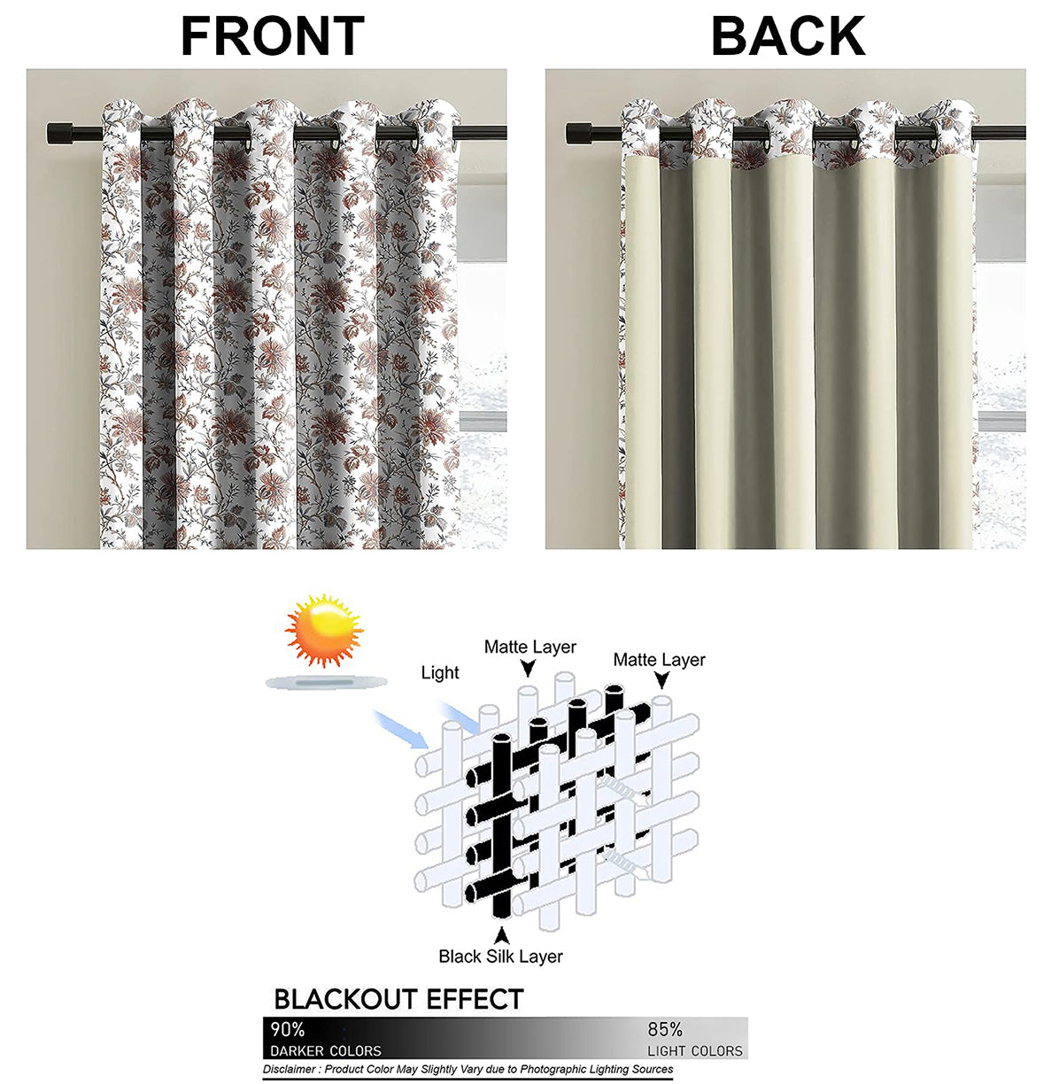 ANDAMAN WHITE BLACKOUT CURTAINS