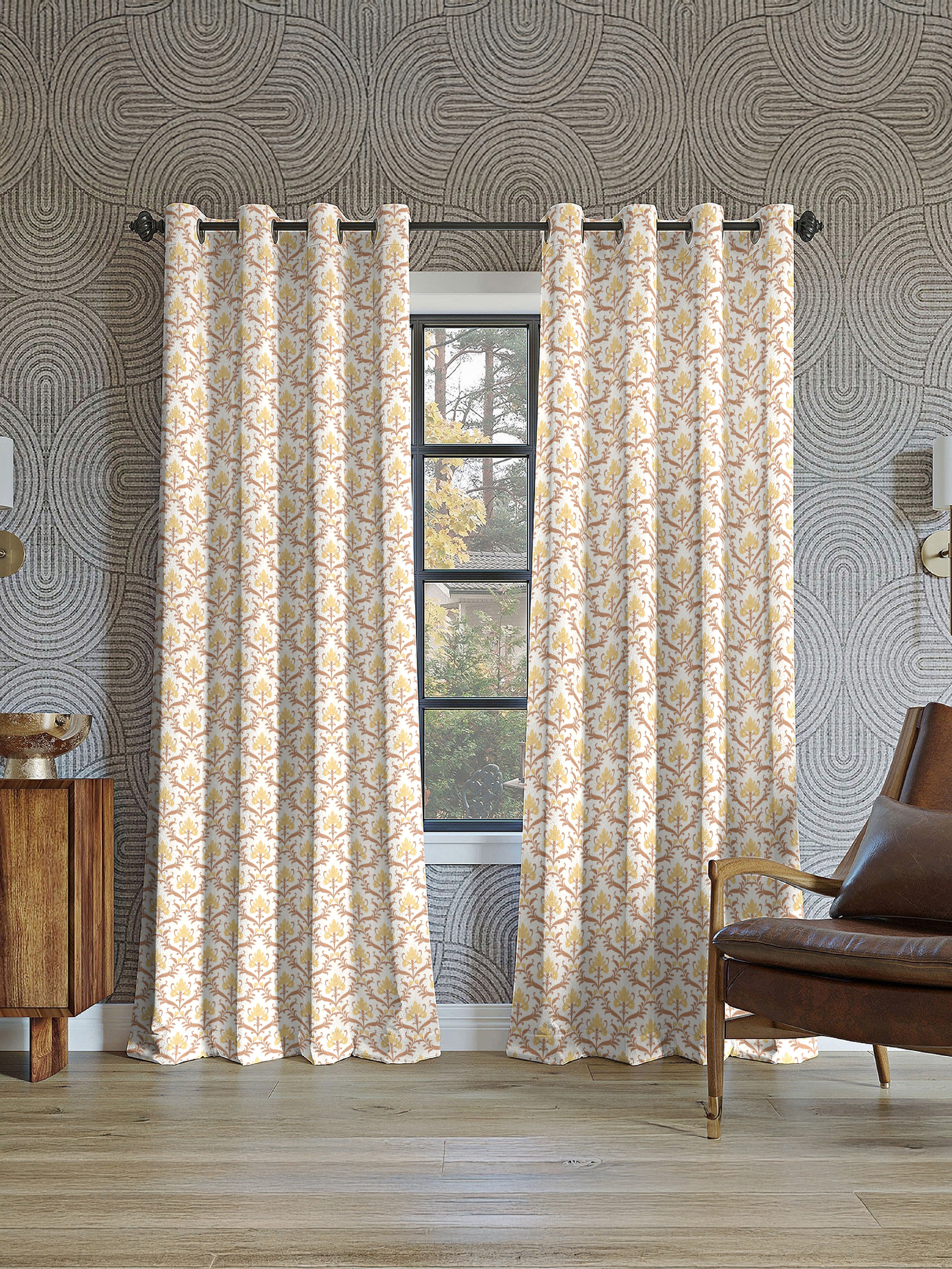 ZODIAC MATTY APACHE PRINTED ROOM DARKENER CURTAIN