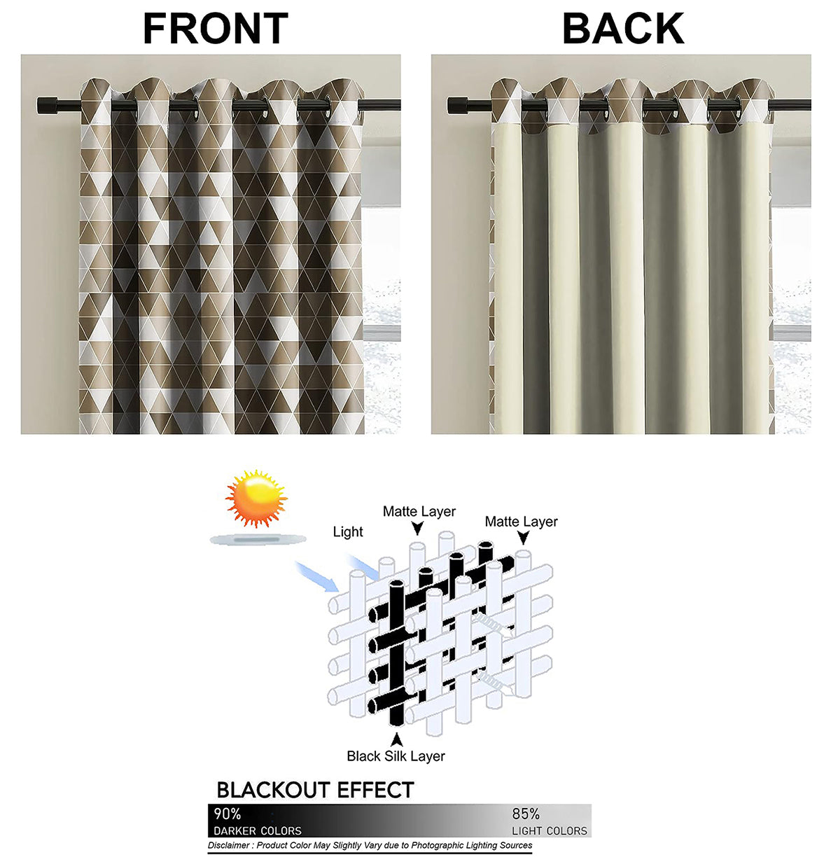 FELIX BROWN BLACKOUT CURTAIN