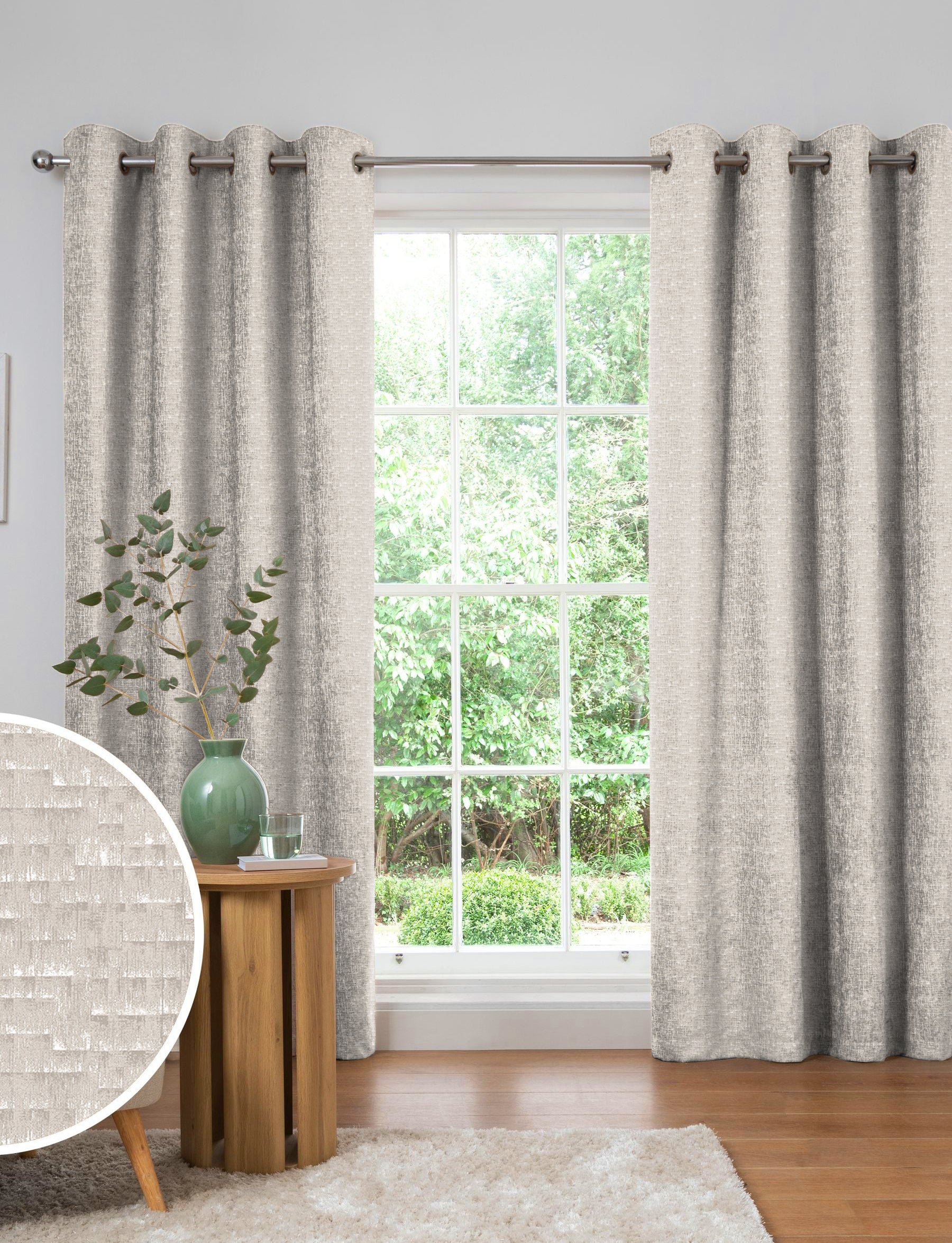 MALAGA BROWN BLACKOUT CURTAINS