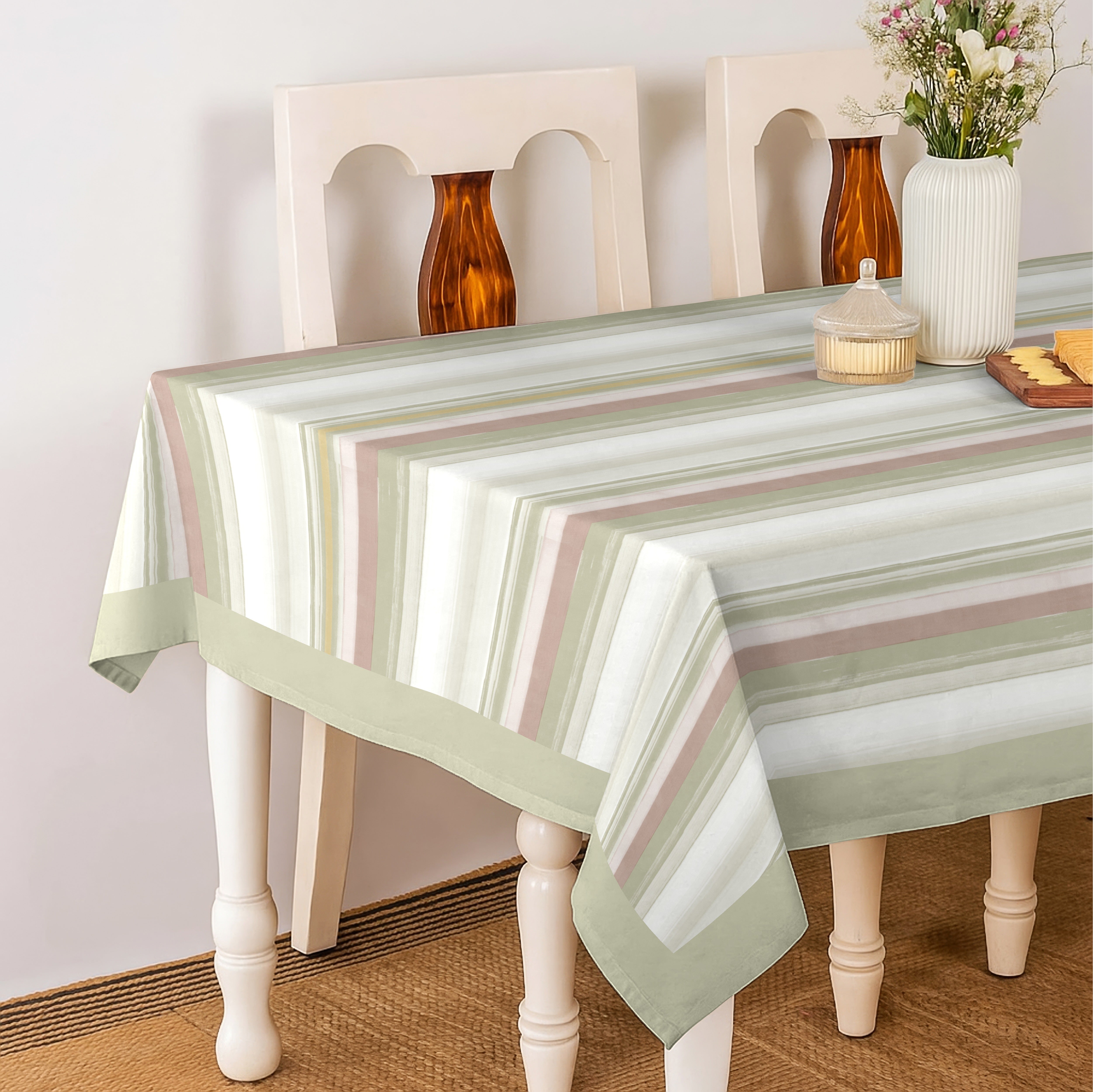 ALVIN LIGHT-GREEN TABLE CLOTH