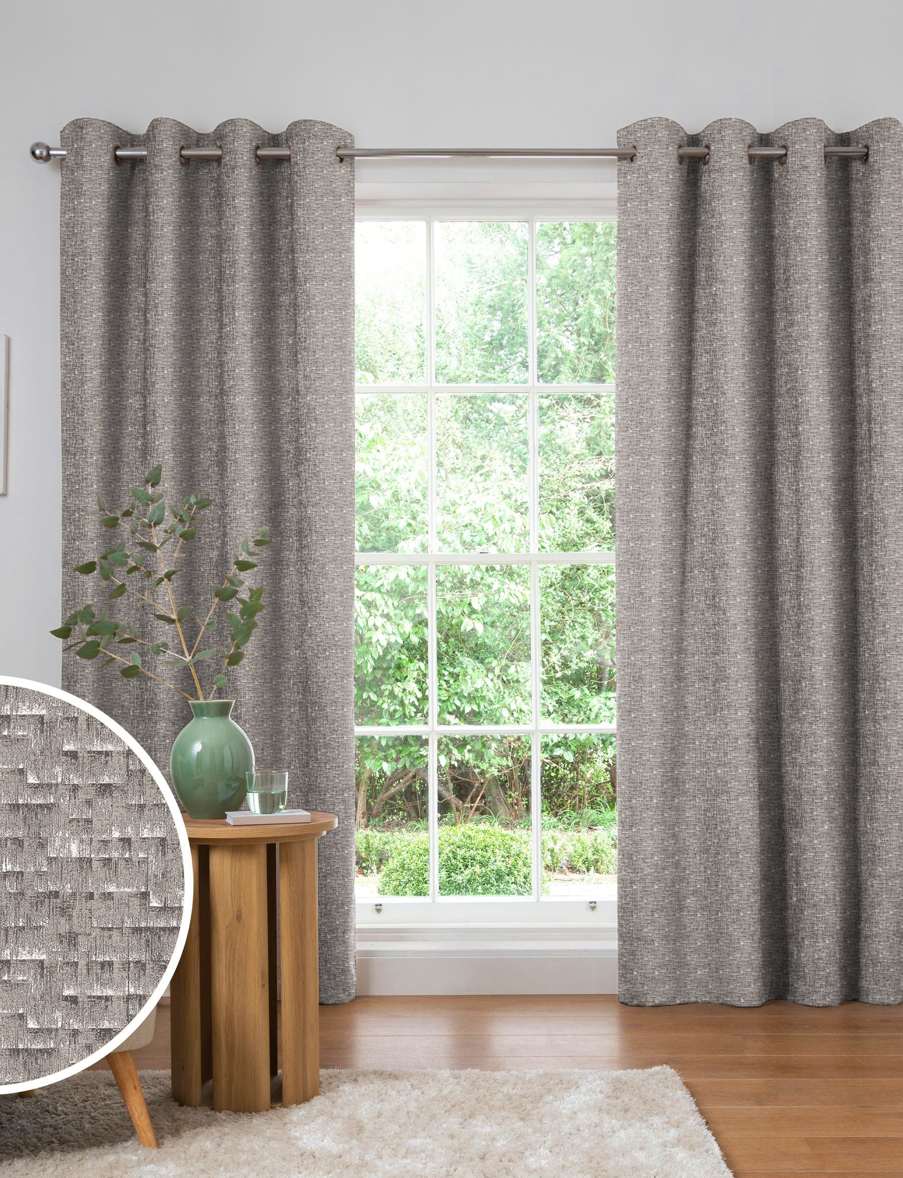 MALAGA COFFEE BLACKOUT CURTAINS
