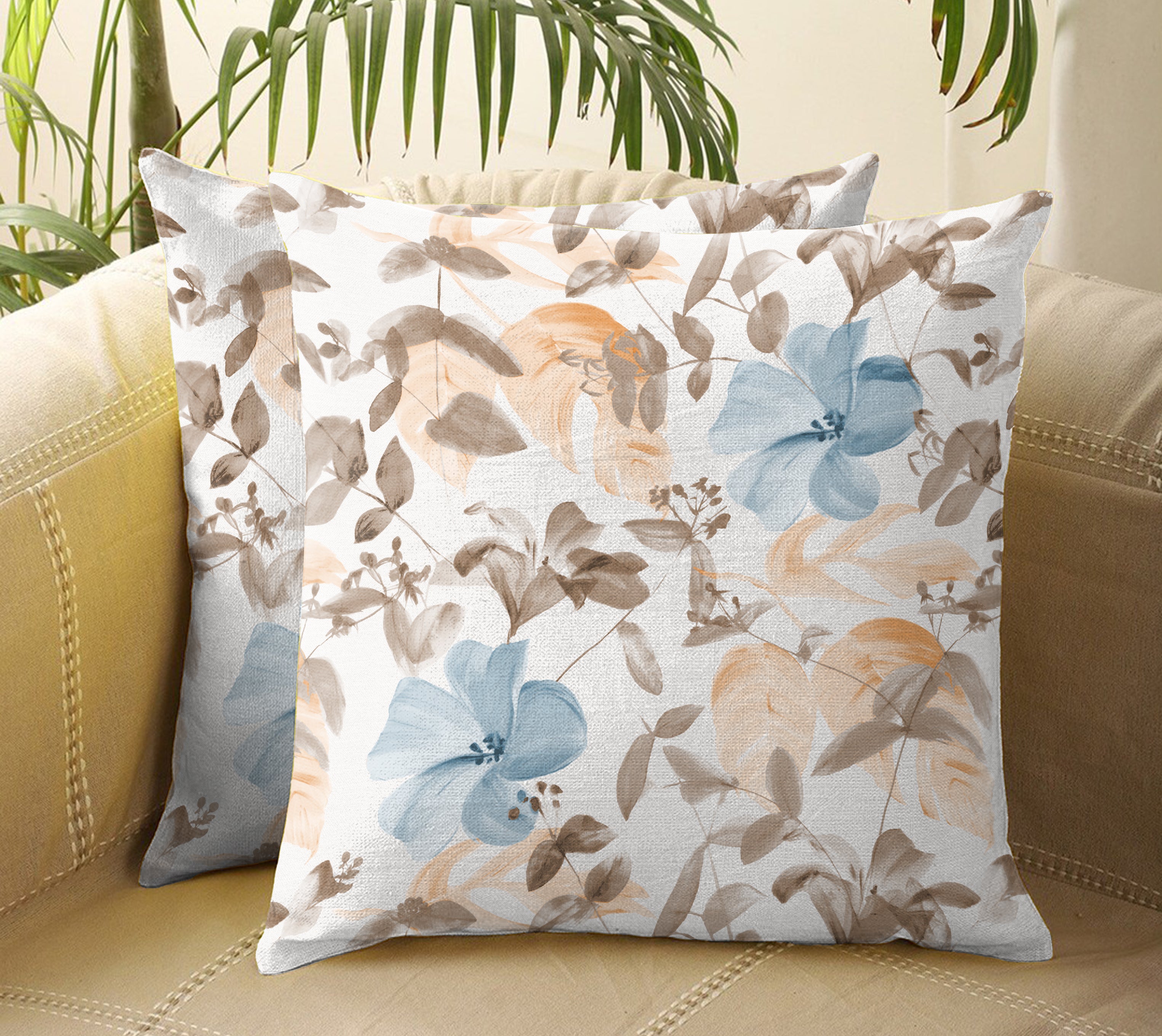 COBANO BLUE CUSHION COVER (Pack of 2)