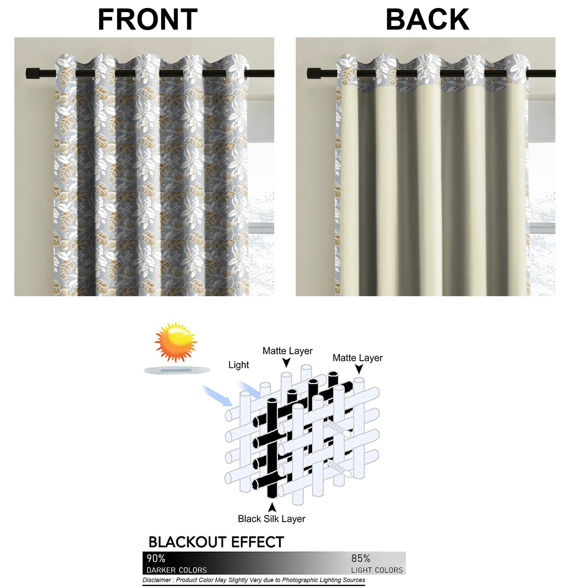 SAVANNA ALUMINIUM BLACKOUT CURTAINS