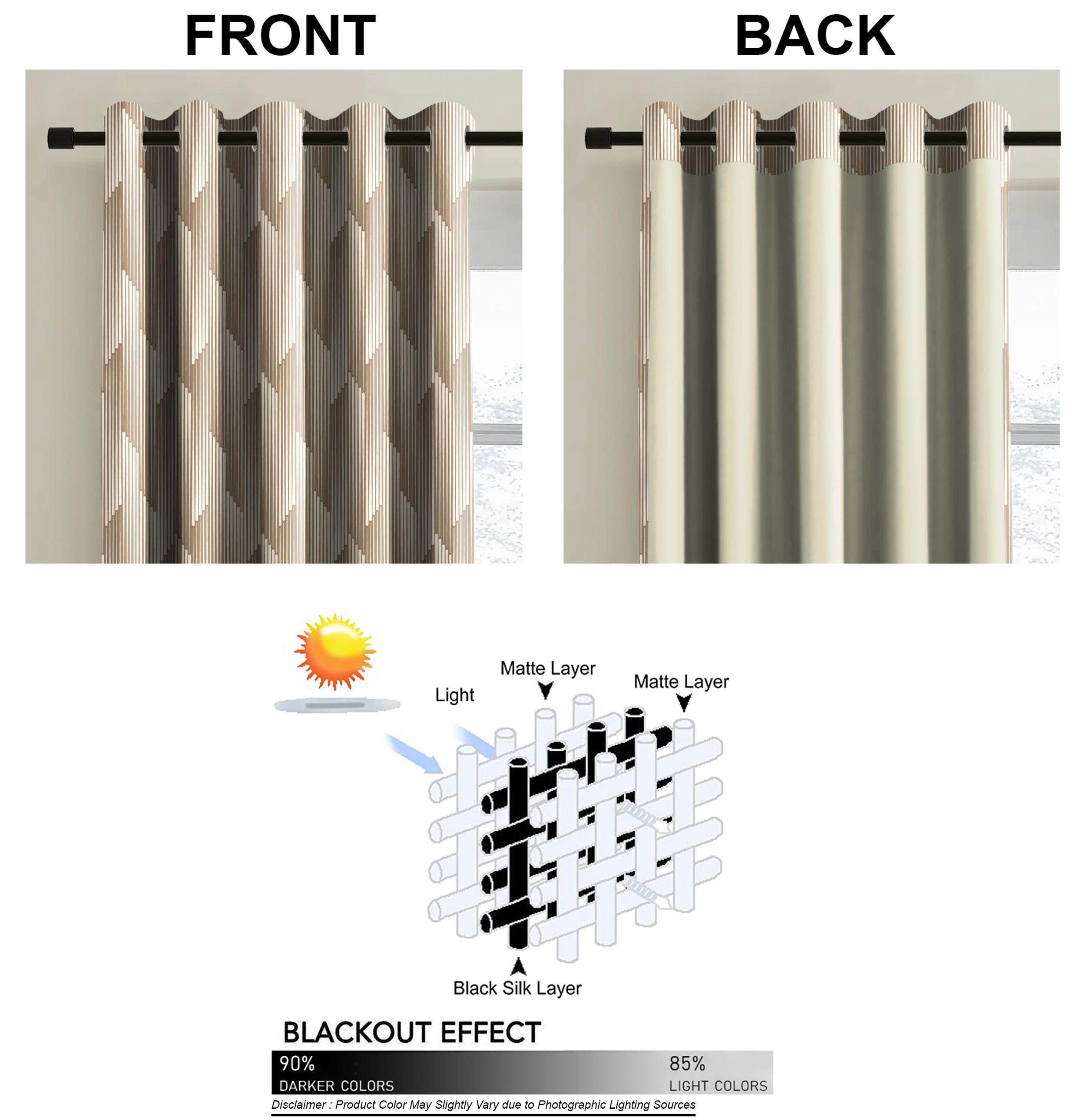 OSLO STONE BLACKOUT CURTAINS