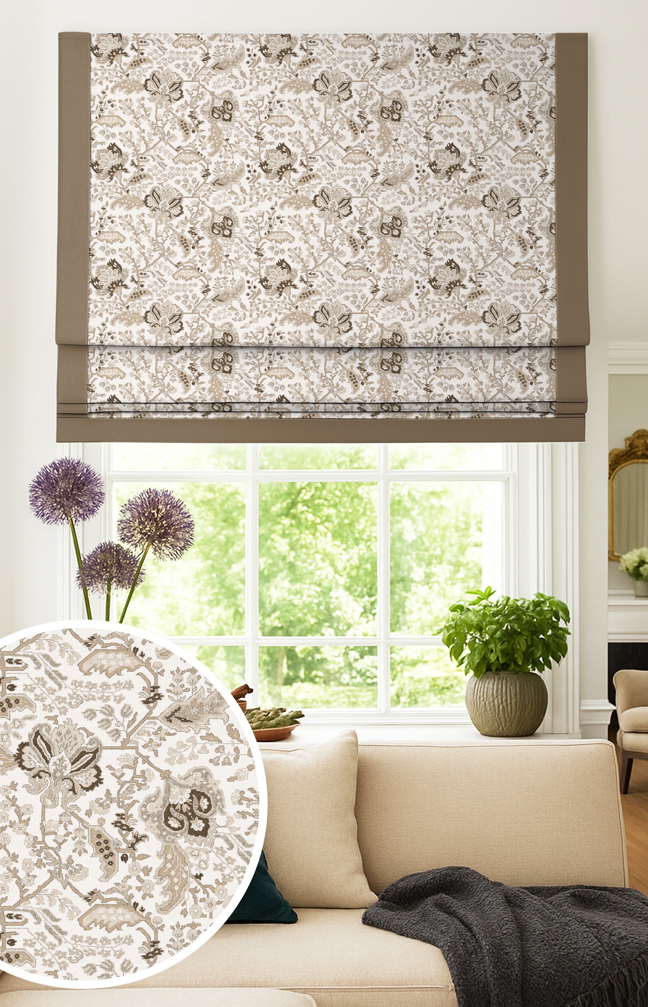 MAGMA COFFEE READY MADE ROMAN BLIND