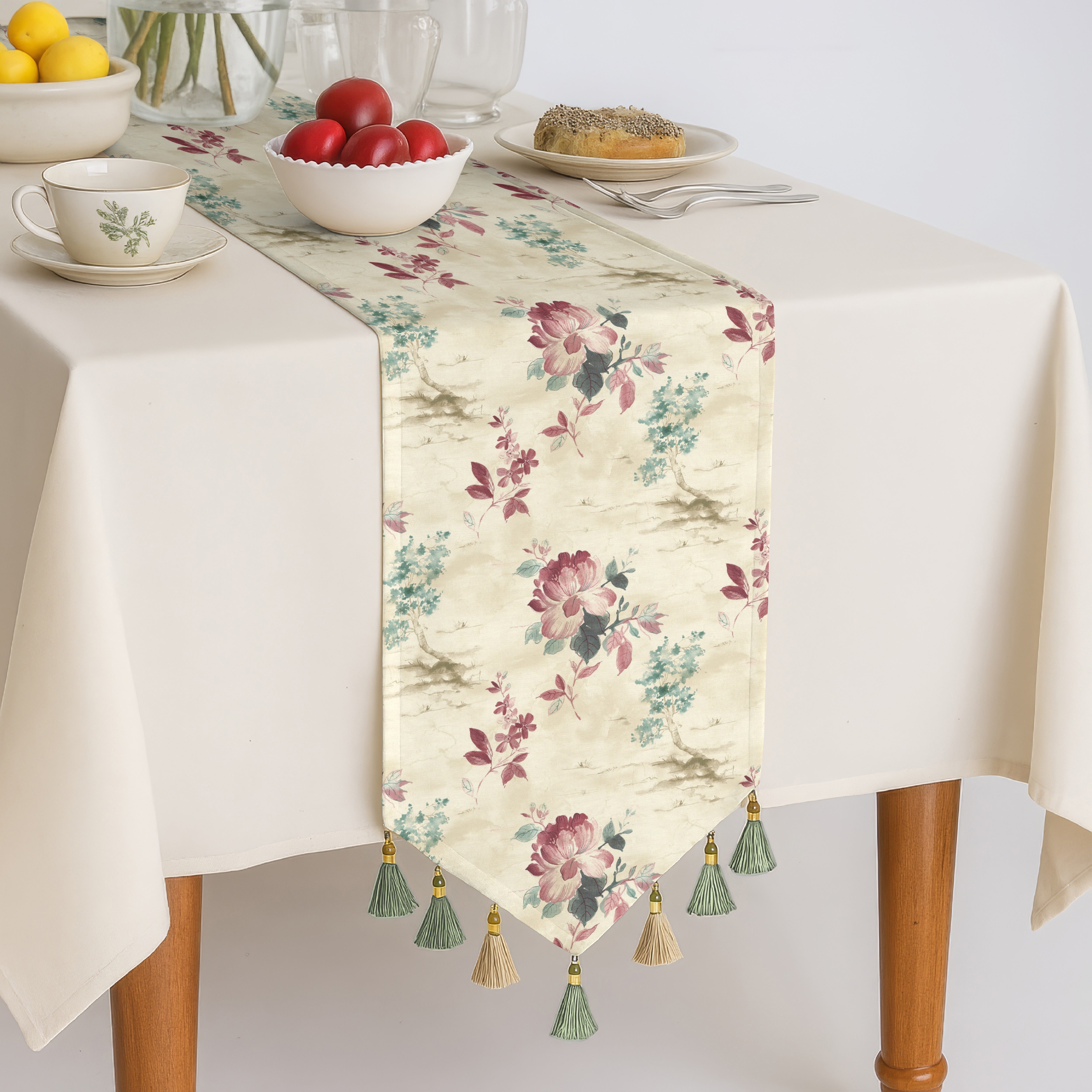 HAZEL PINK MATTY TABLE RUNNER