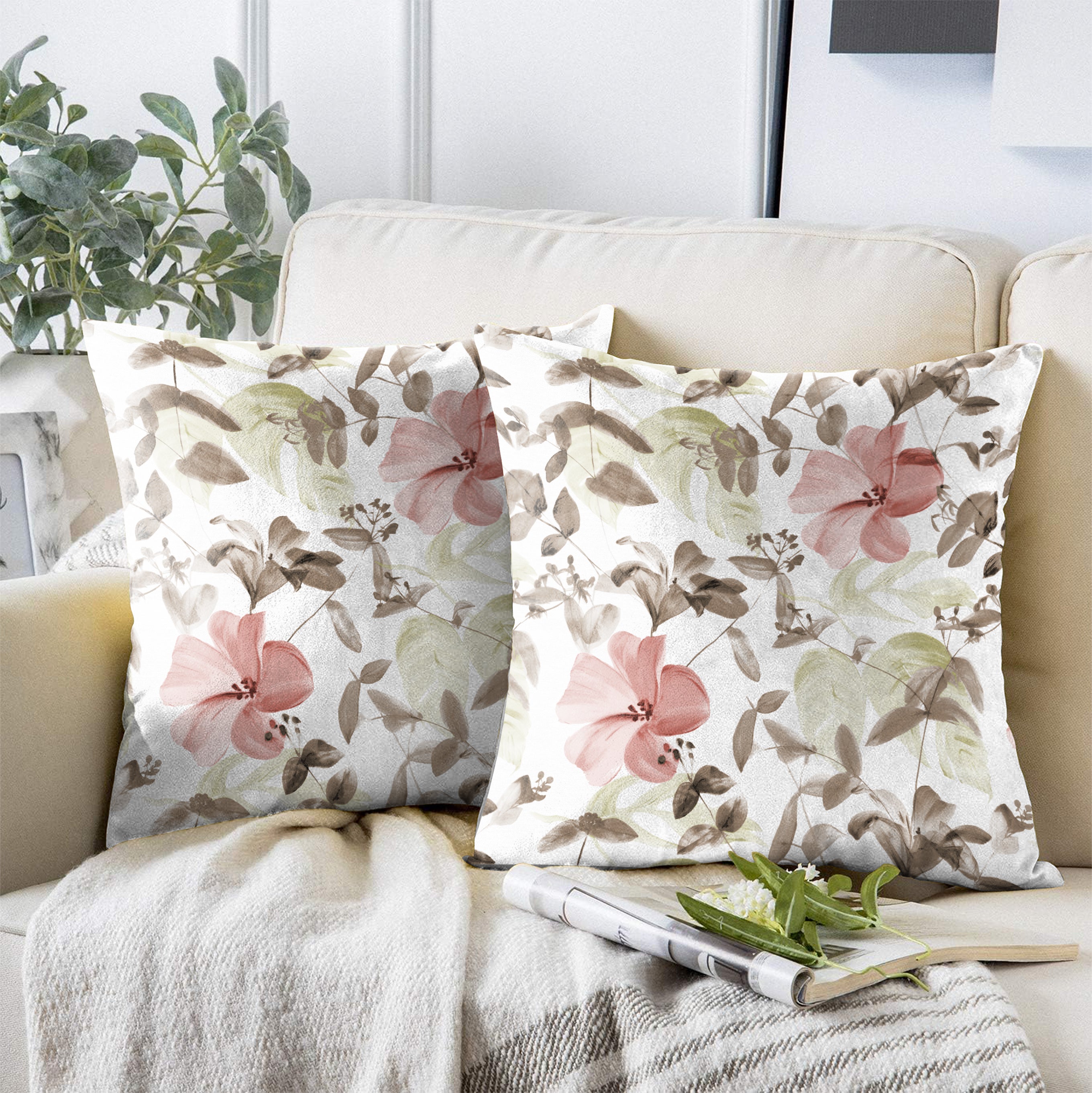COBANO PINK CUSHION COVER (Pack of 2)