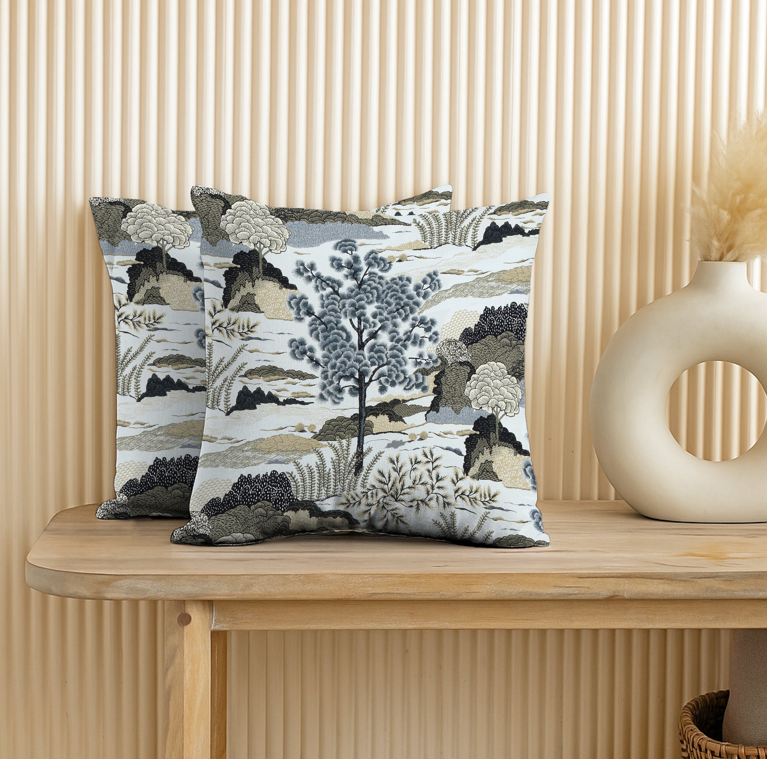 SHORE GREY CUSHION COVER (Pack of 2)