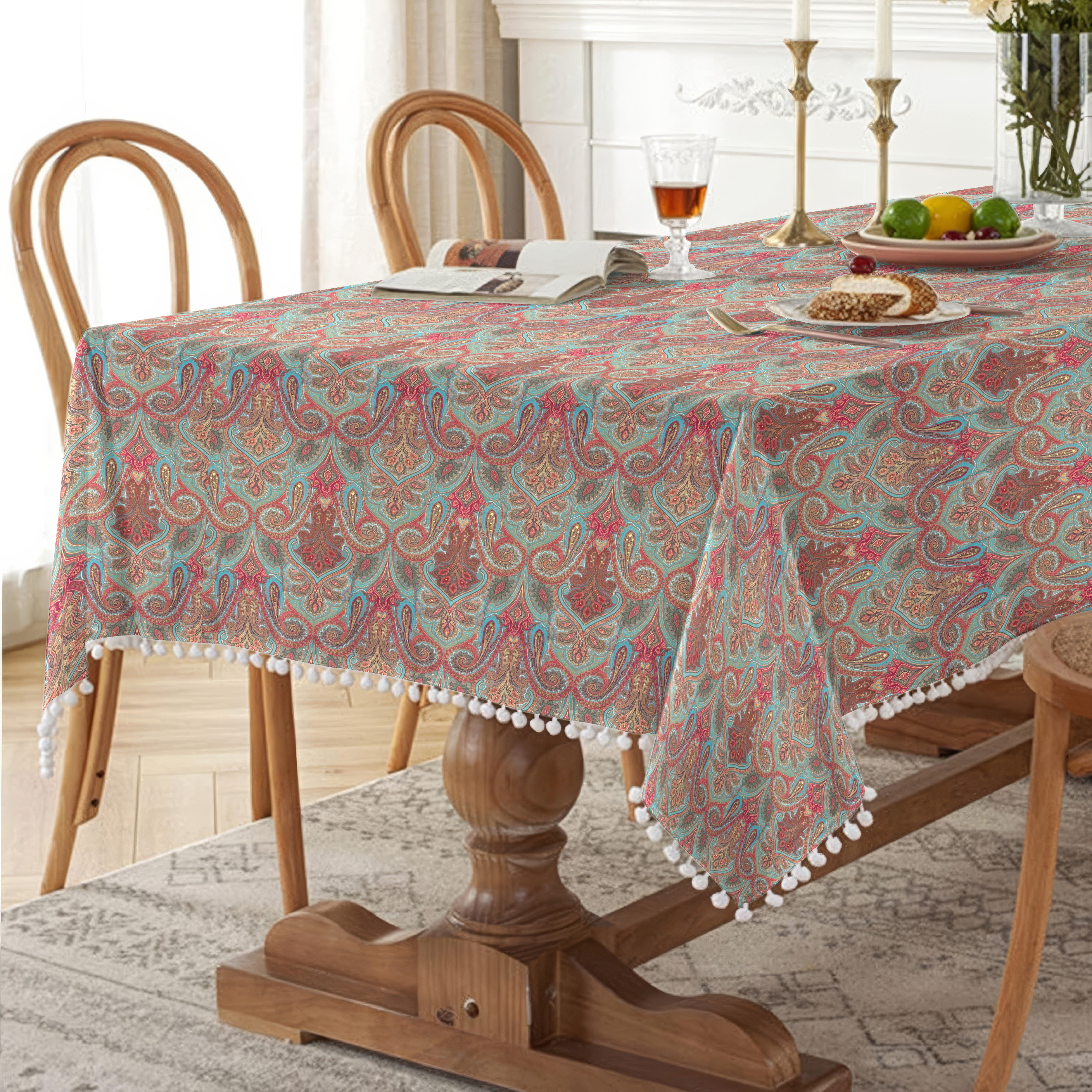 SALUZZO RED TABLE CLOTH