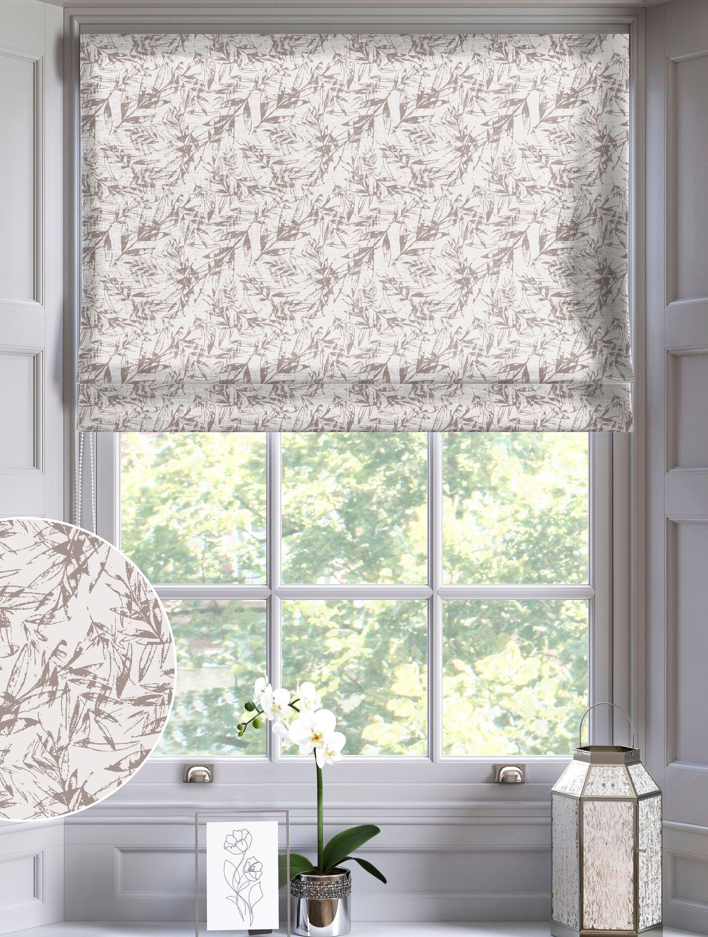 KENTON STONE READY MADE ROMAN BLIND