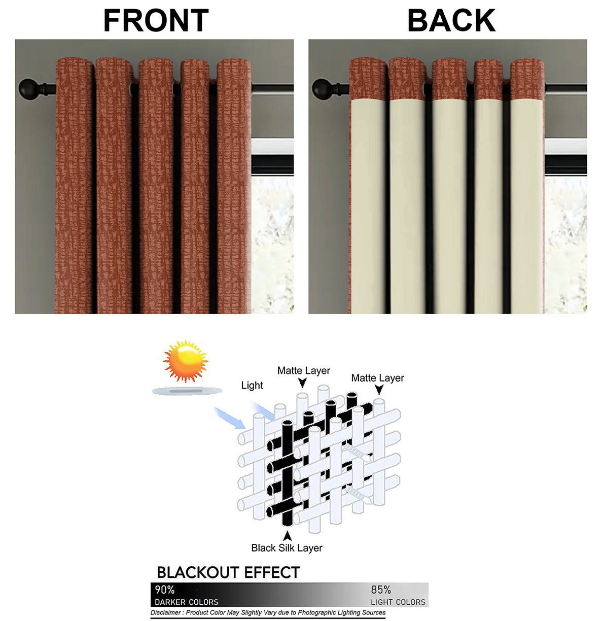 VALENCIA CLAY BLACKOUT CURTAIN