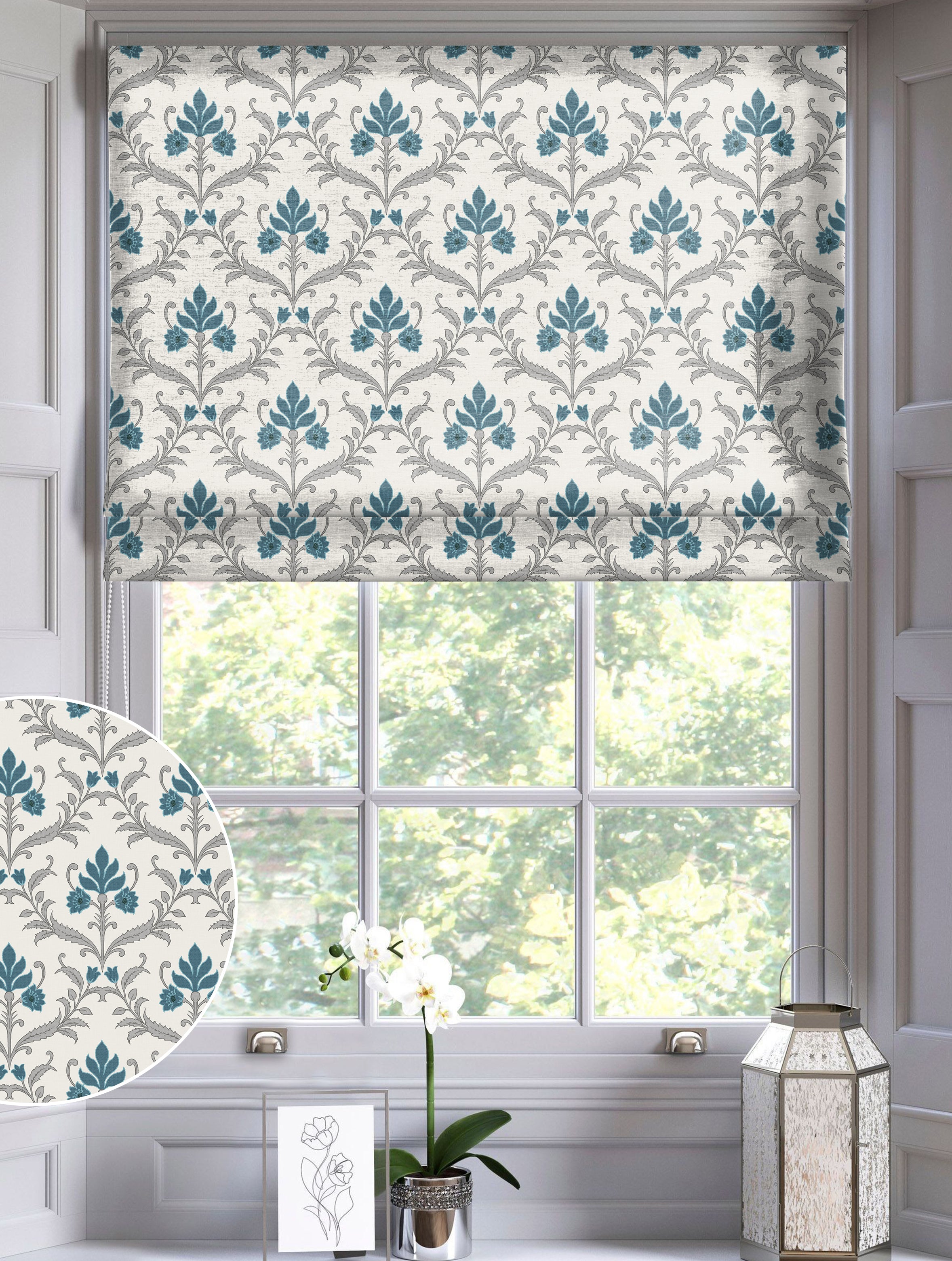 ZODIAC LYNCH READY MADE ROMAN BLIND