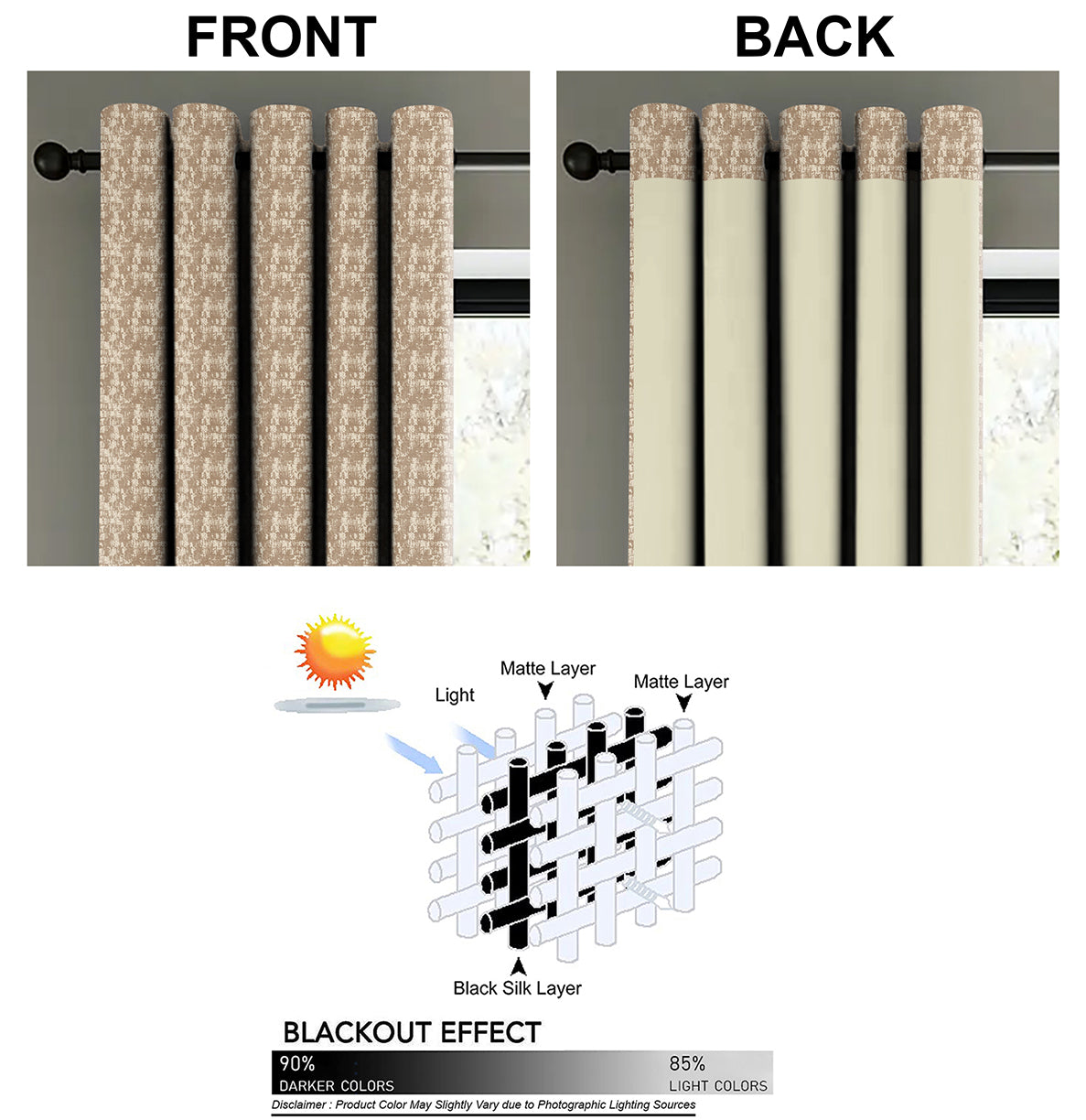 Venice Chiku Blackout Curtains