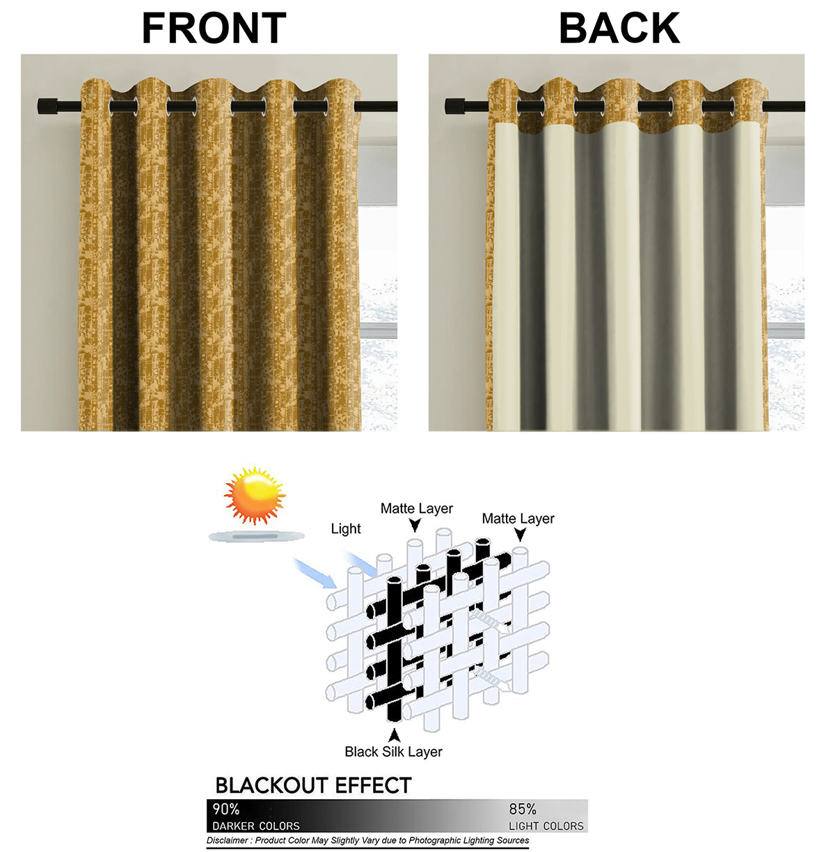 LEO MUSTERED BLACKOUT CURTAIN