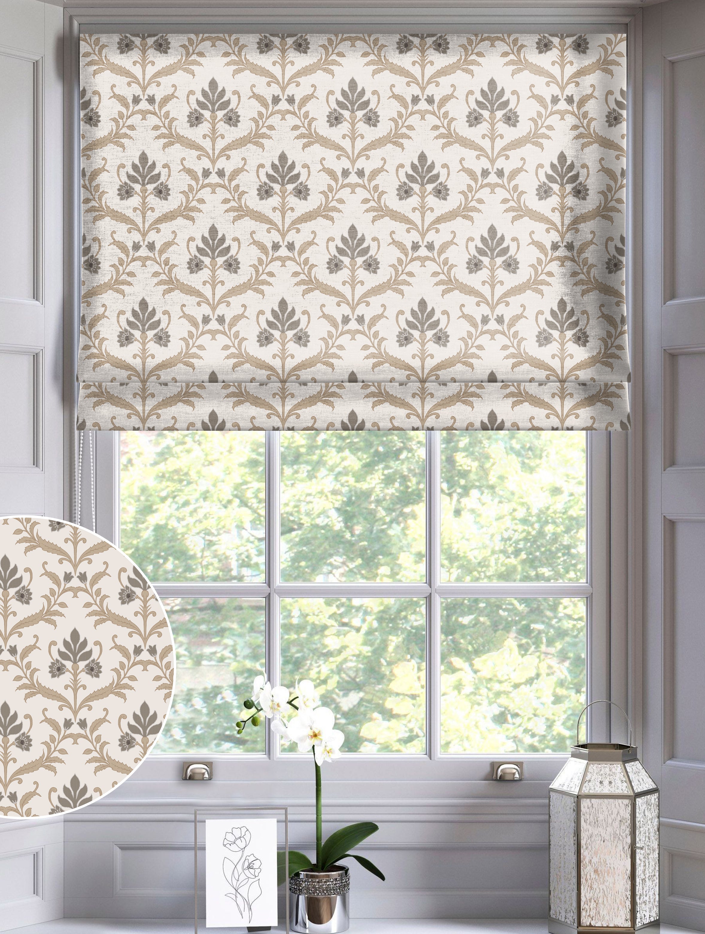 ZODIAC AMERICAN READY MADE ROMAN BLIND