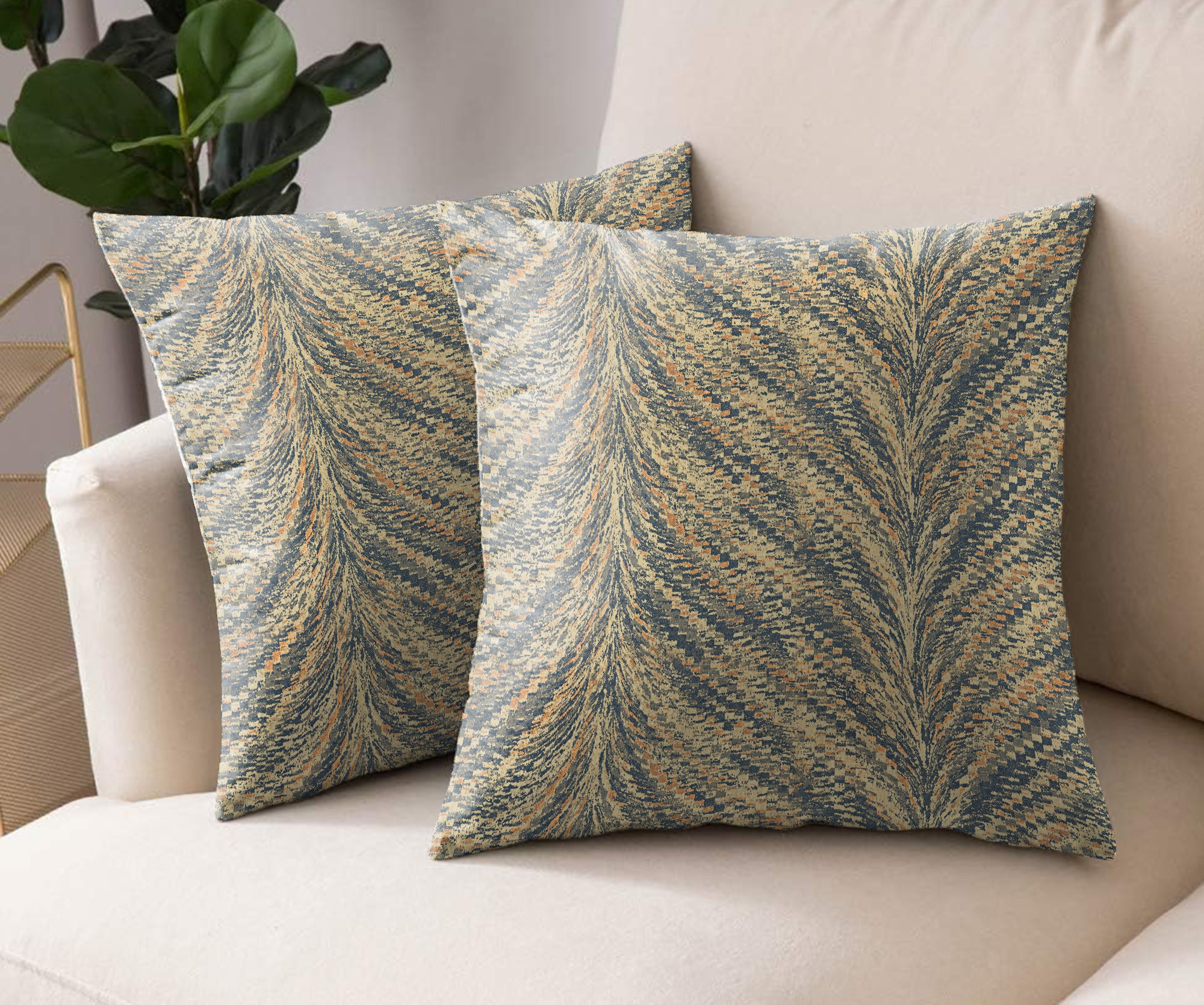LUXOR AMETHYST DIGITAL PRINTED CUSHION COVER (Pack of 2)