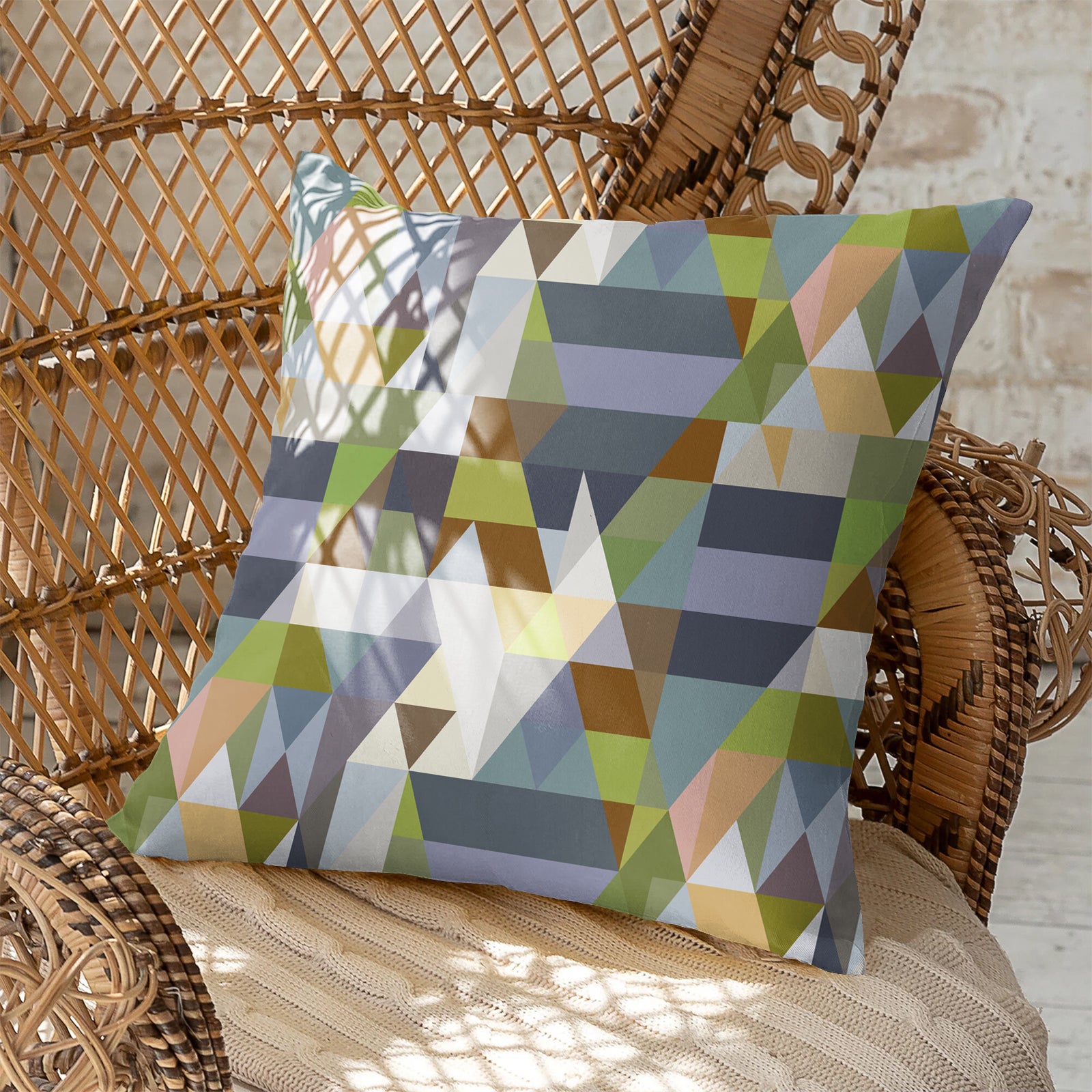 RUGA APPLE GREEN DIGITAL PRINTED CUSHION COVER (Pack of 2)