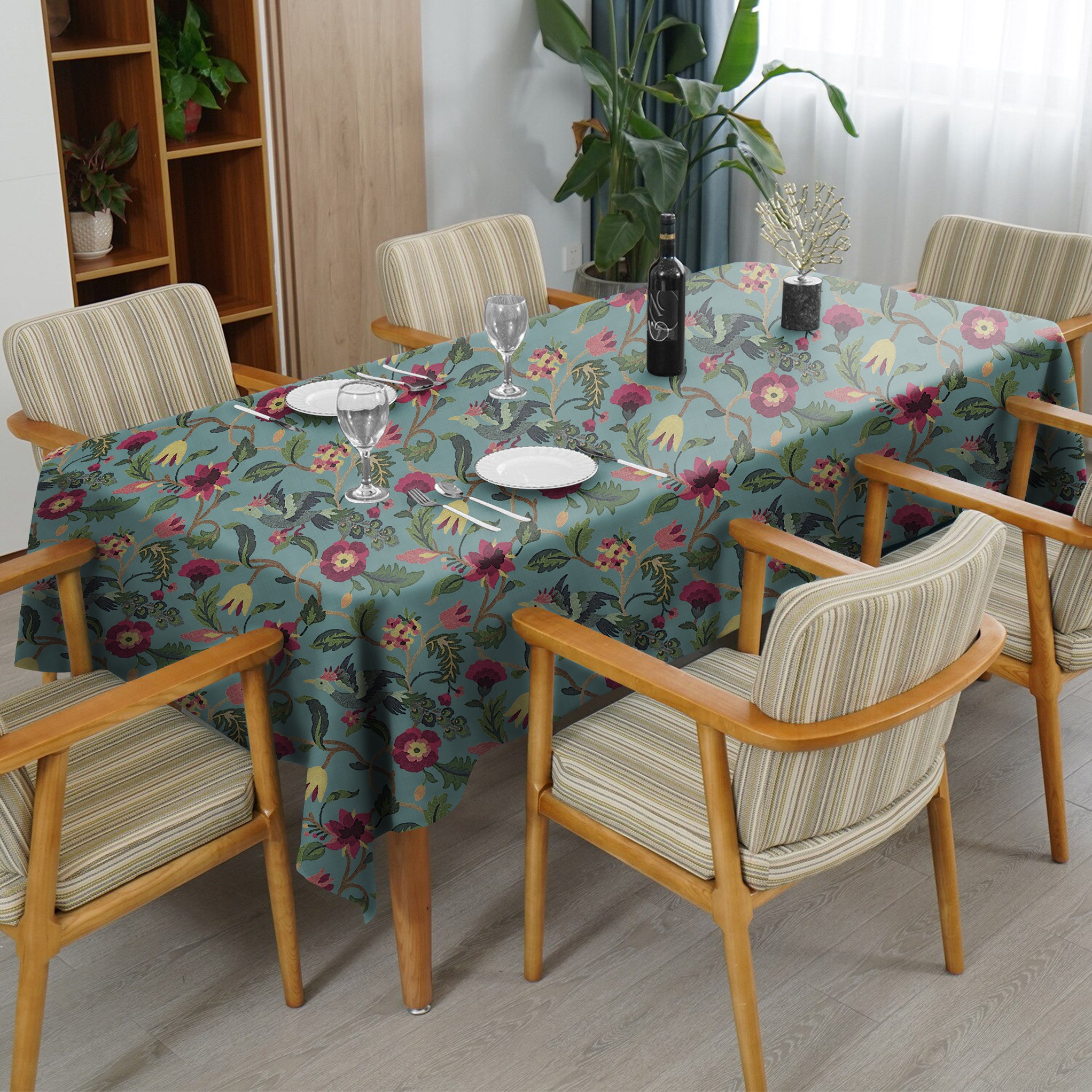 Cabal Aqua 6 Seater Table Cloth