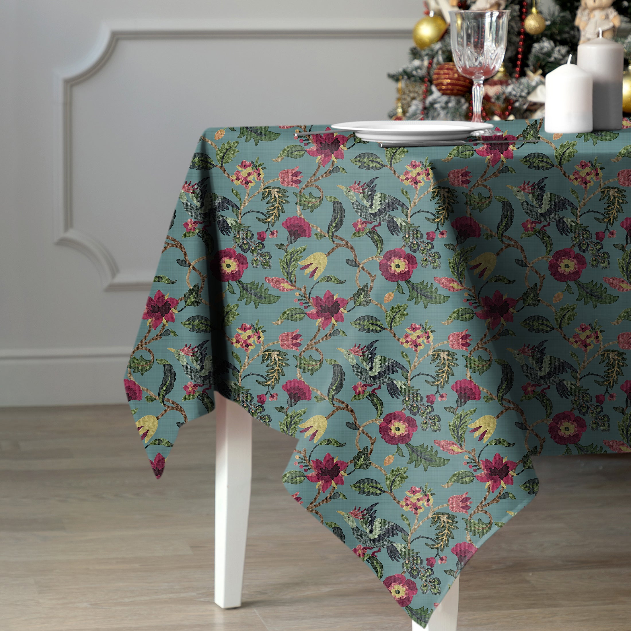 Cabal Aqua 6 Seater Table Cloth