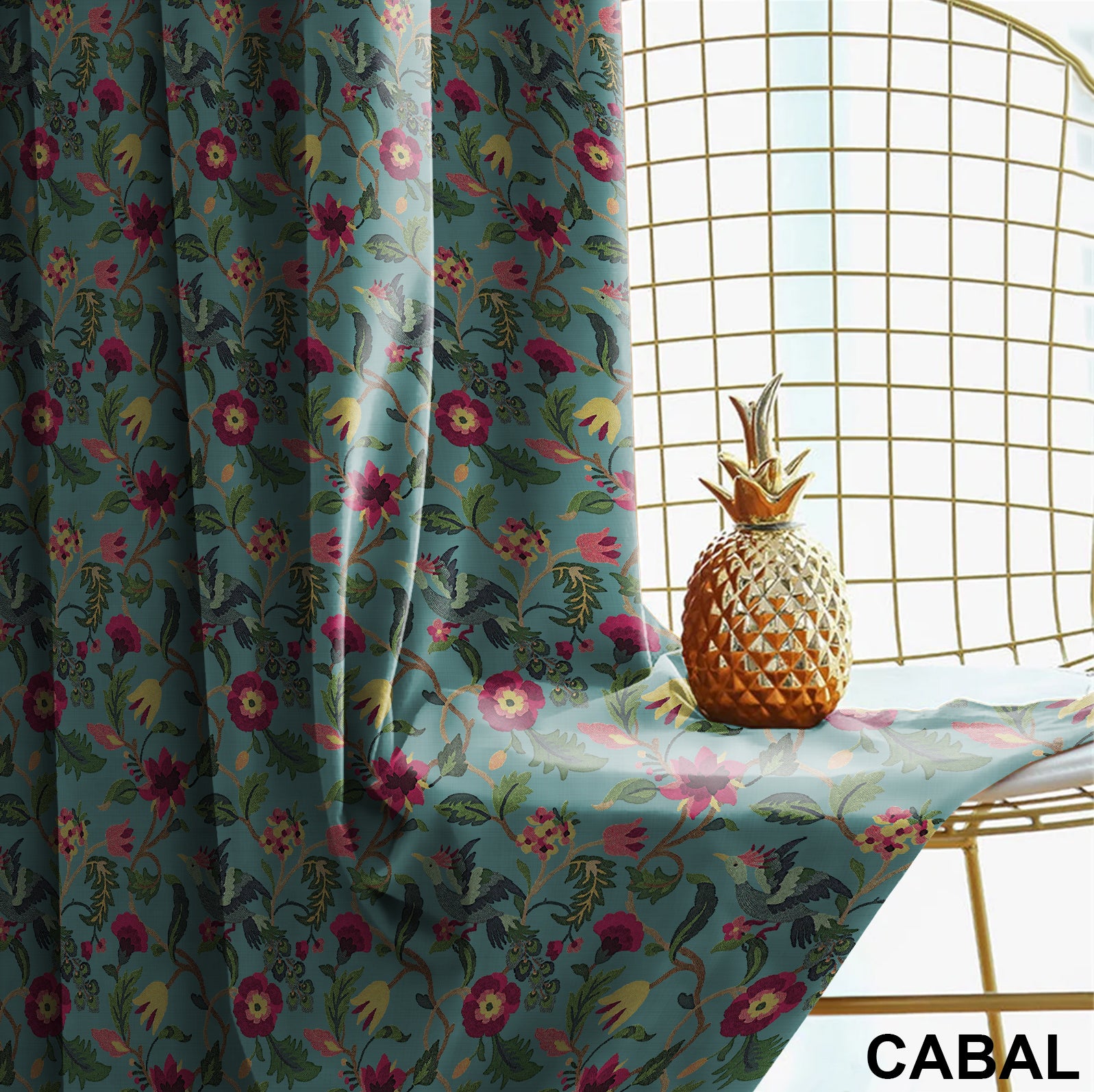 CABAL AQUA BLACKOUT CURTAIN