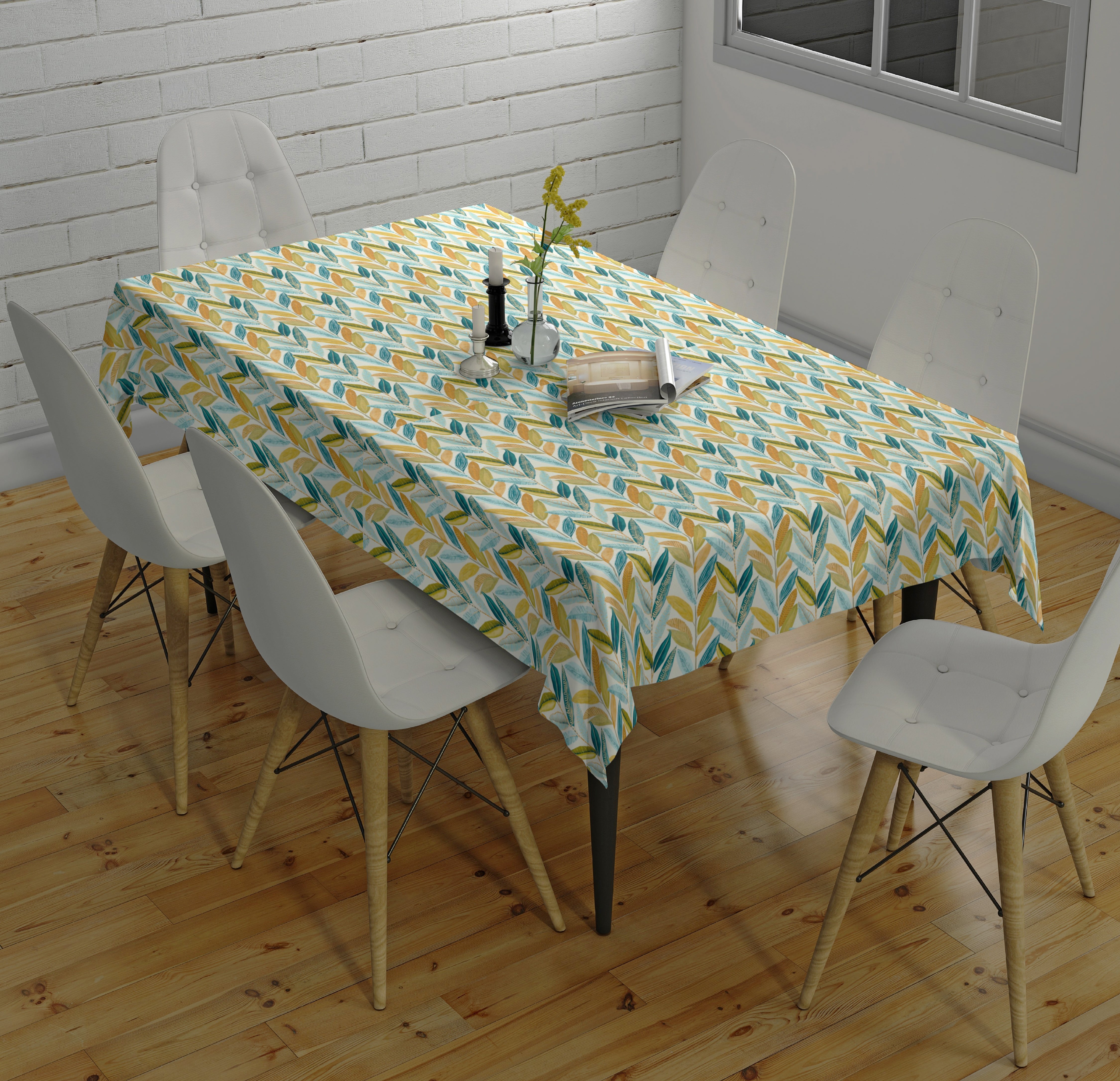 MANDALAY GREEN TABLE CLOTH