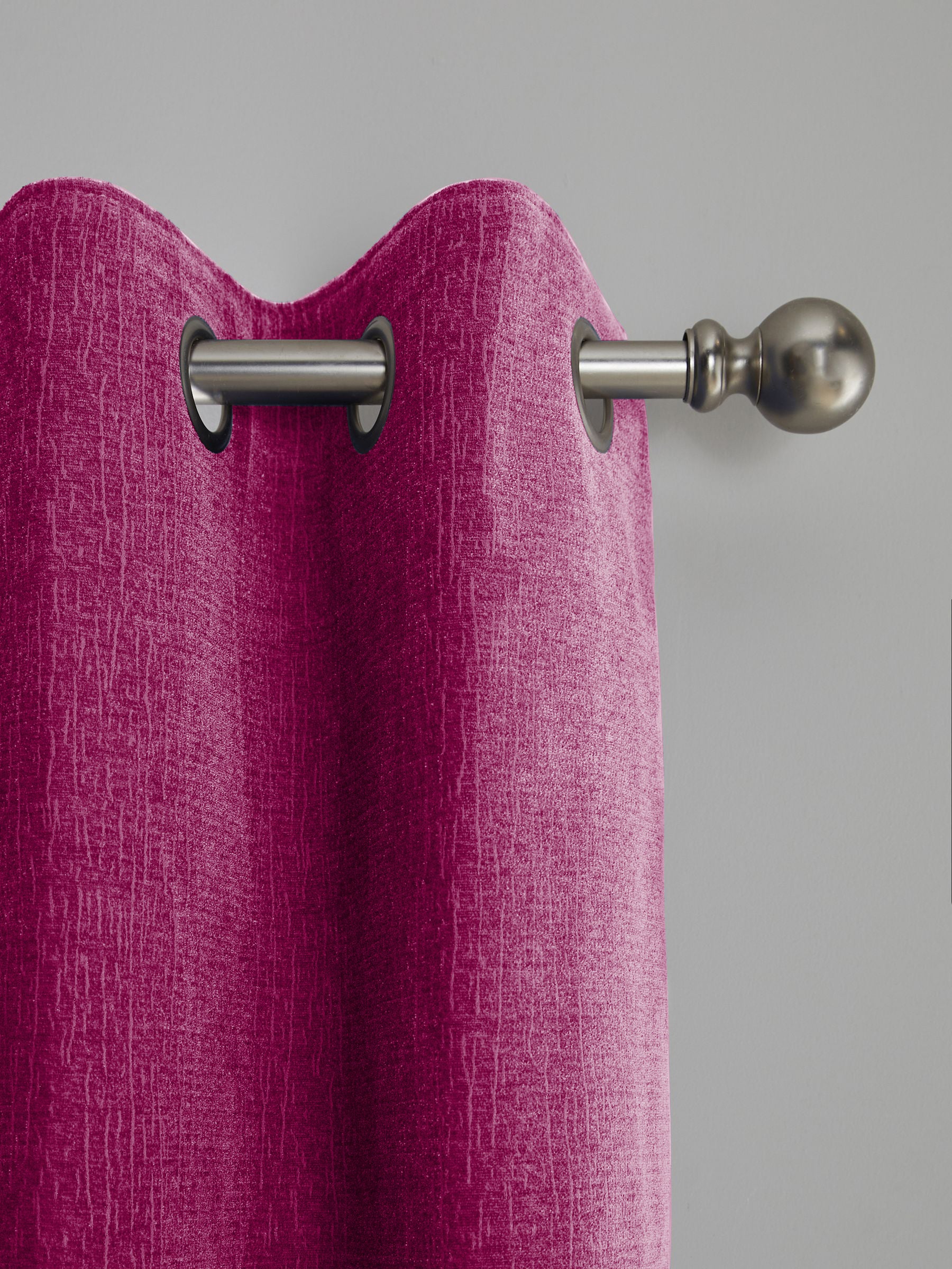 VICTORIA WINE LINEN LOOK CURTAINS