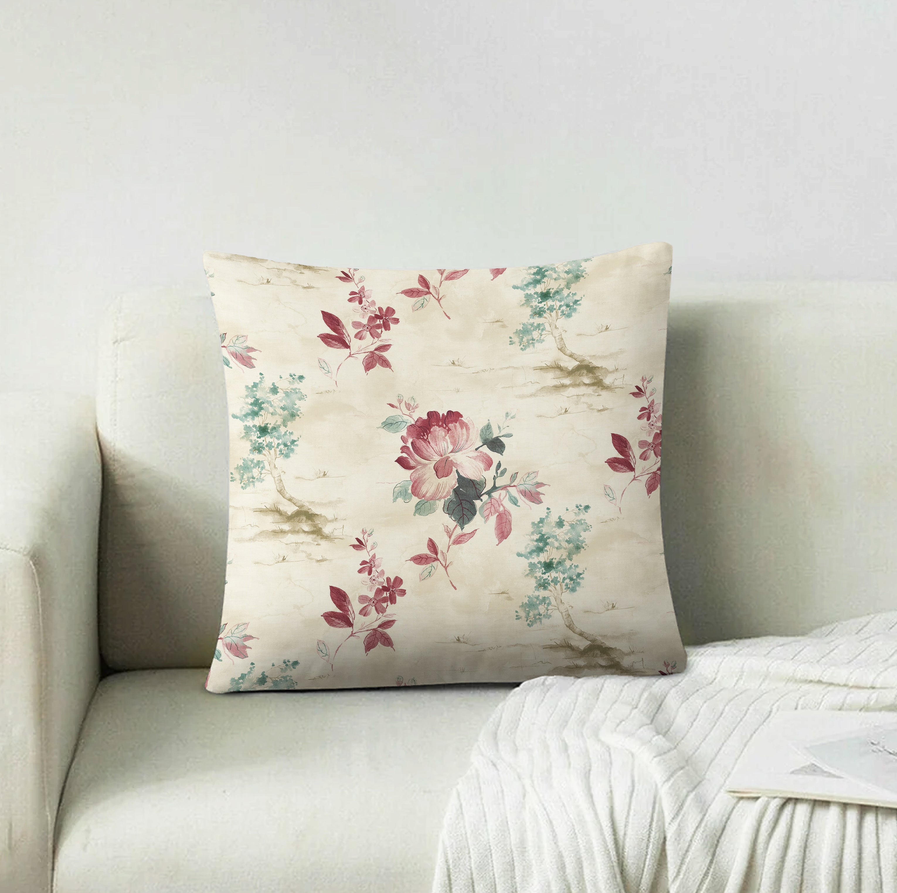 HAZEL PINK CUSHION COVER (Pack of 2)