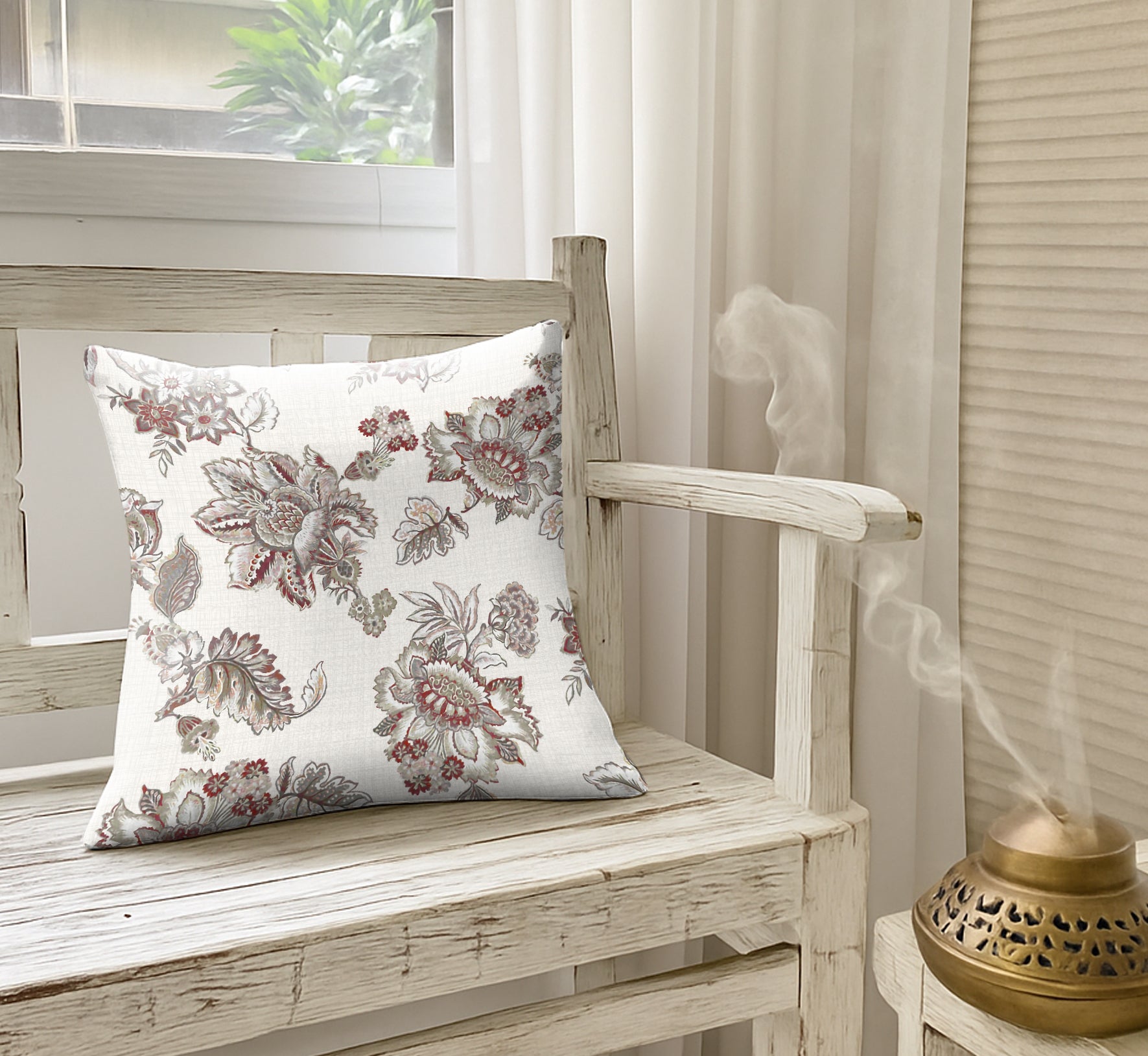ANZIO RED DIGITAL PRINTED CUSHION COVER (Pack of 2)