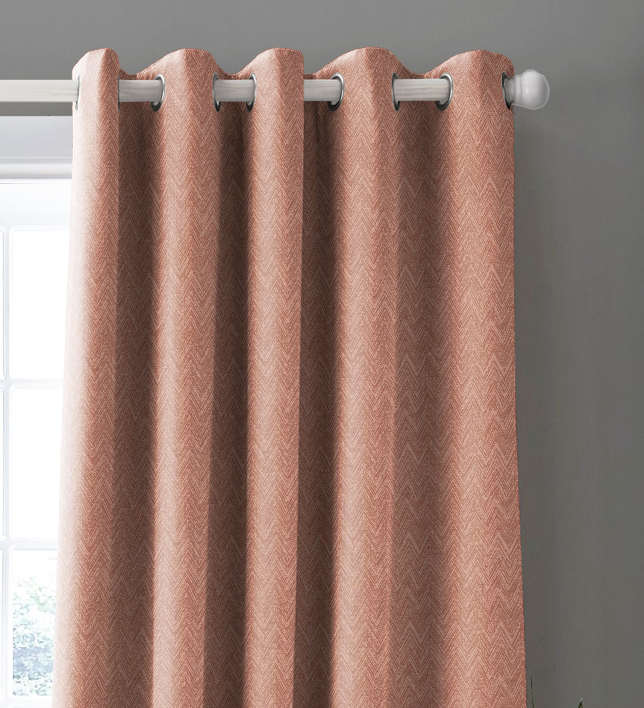 SONORA CLAY PRINTED BLACKOUT CURTAIN