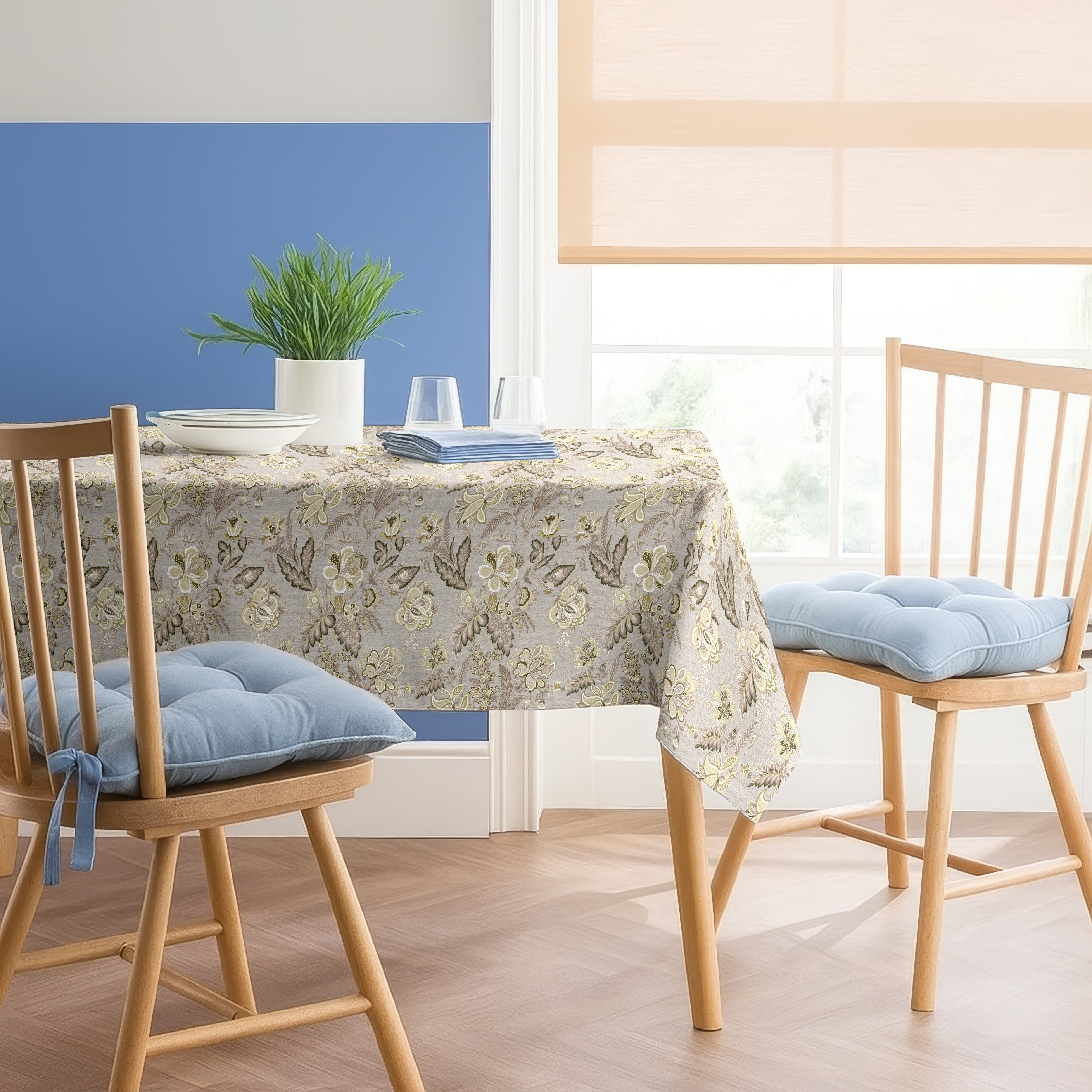 CALVIA OLIVE GREEN TABLE CLOTH