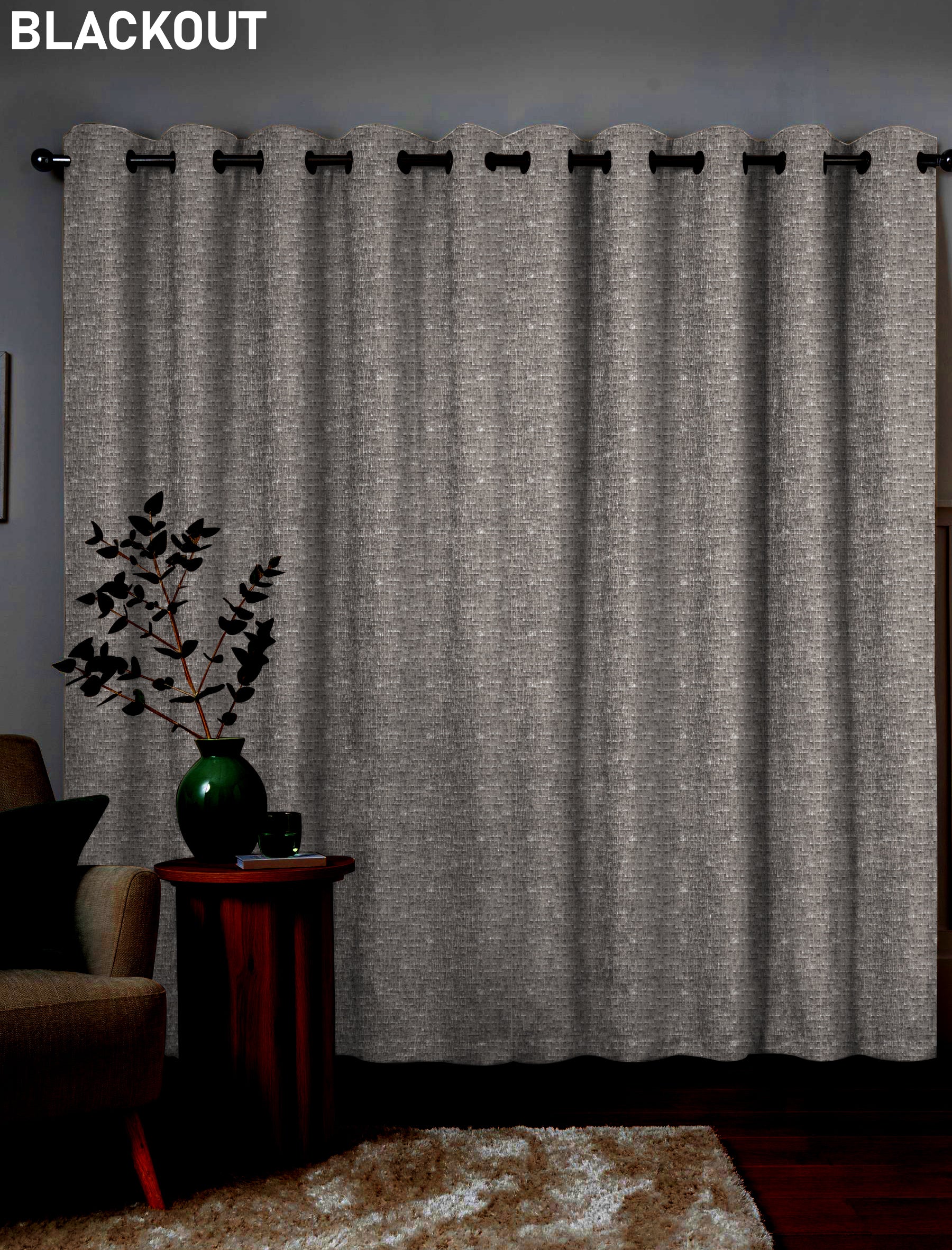 MALAGA COFFEE BLACKOUT CURTAINS