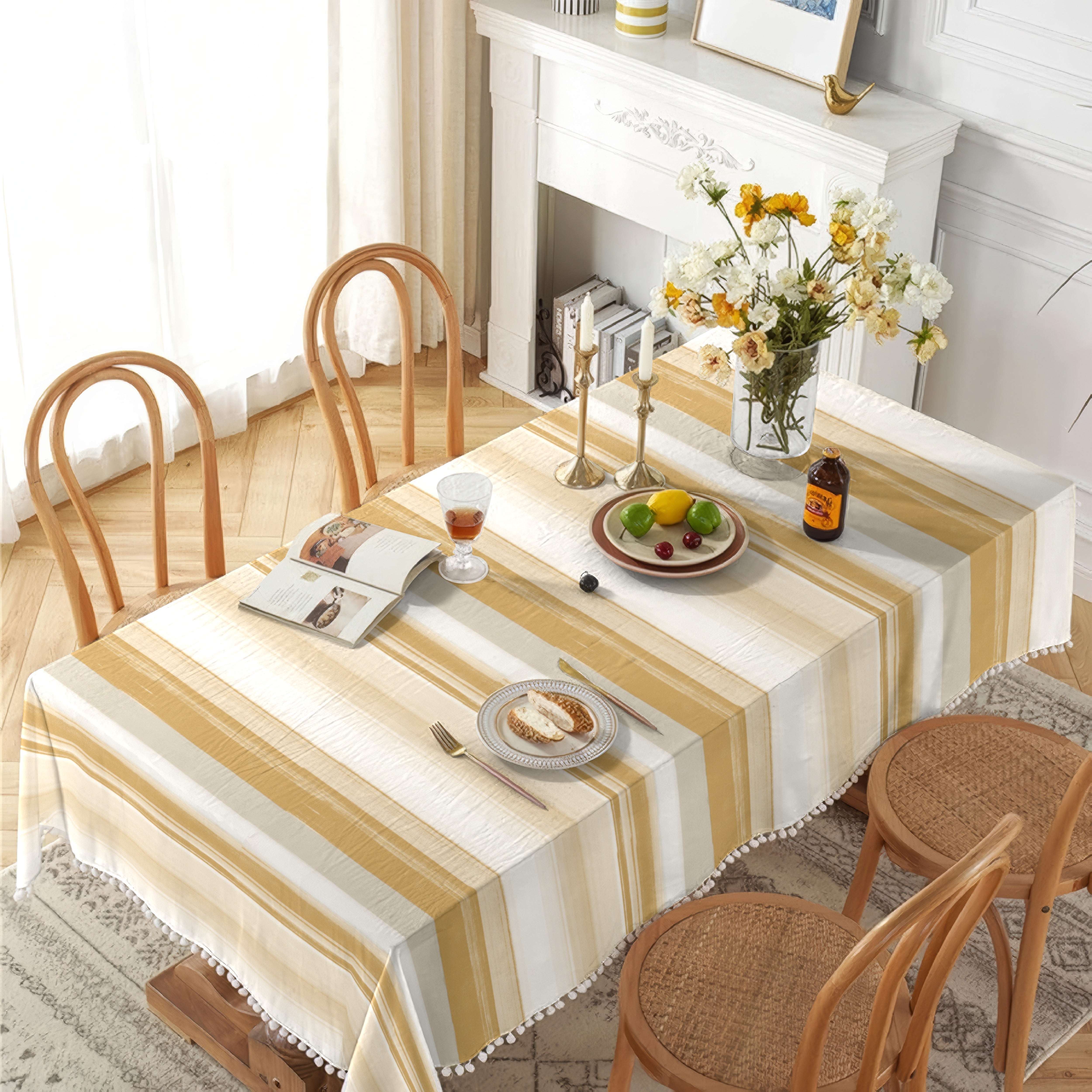 ANCONA ORANGE TABLE CLOTH