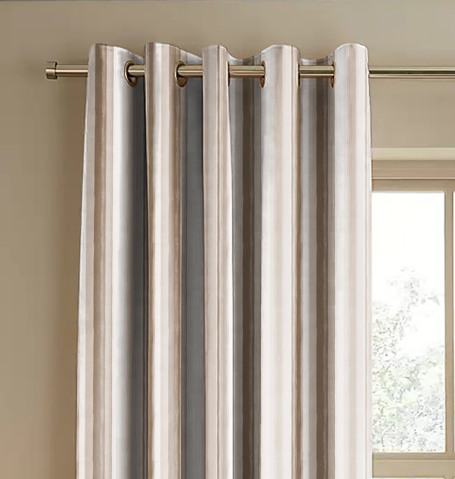 ALVIN COCONUT PRINTED BLACKOUT CURTAIN