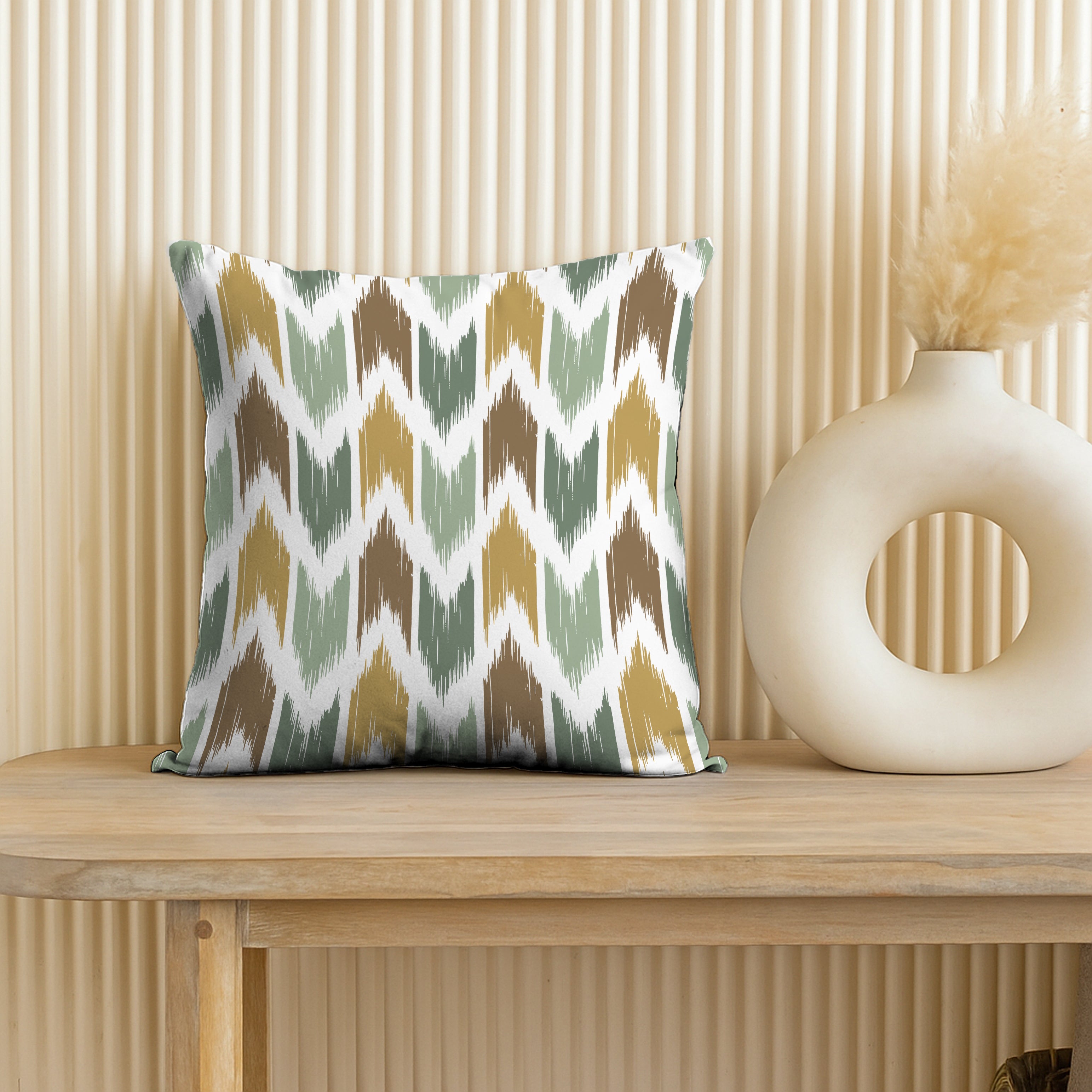 QUINN KHAKI CUSHION COVER (Pack of 2)