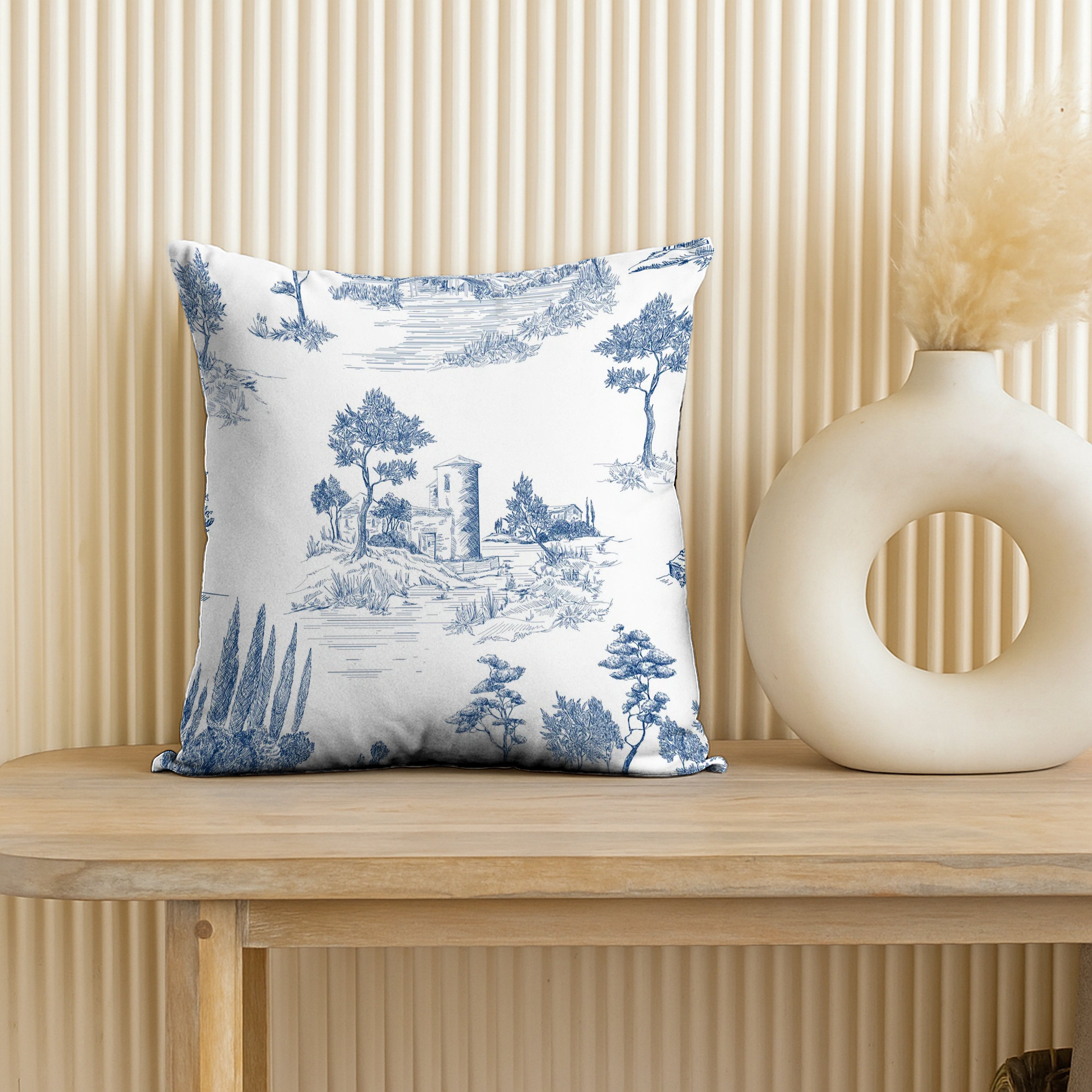 COBANO BLUE CUSHION COVER (Pack of 2)