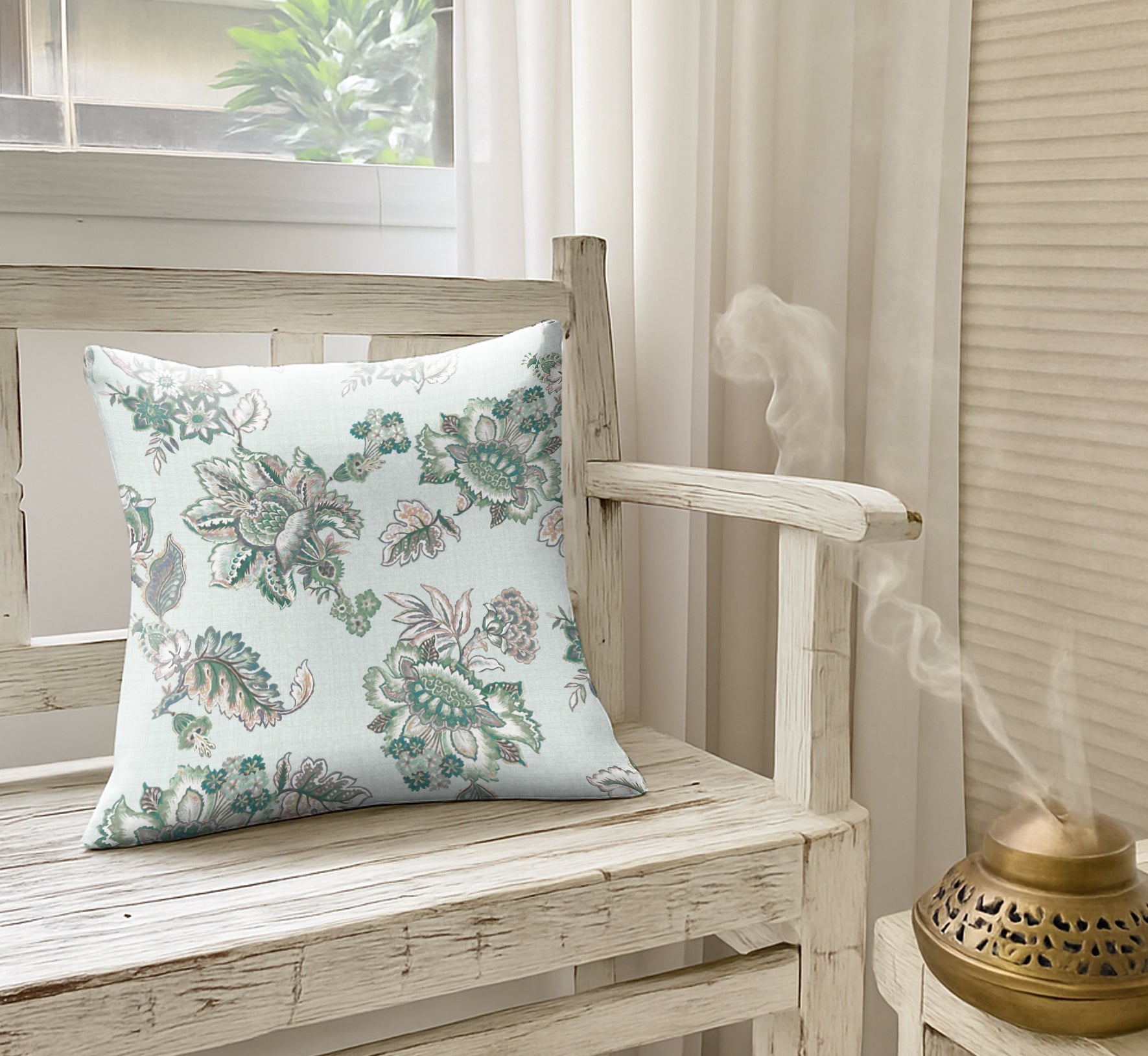 ANZIO LIGHTGREEN DIGITAL PRINTED CUSHION COVER (Pack of 2)