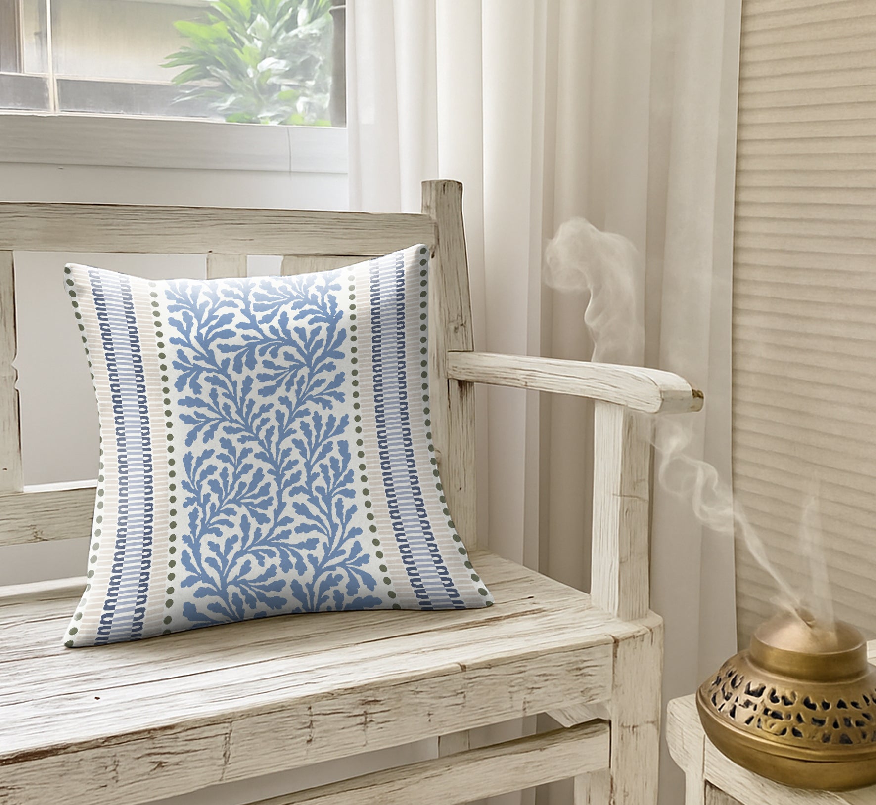 TORONTO BLUE DIGITAL PRINTED CUSHION COVER (Pack of 2)