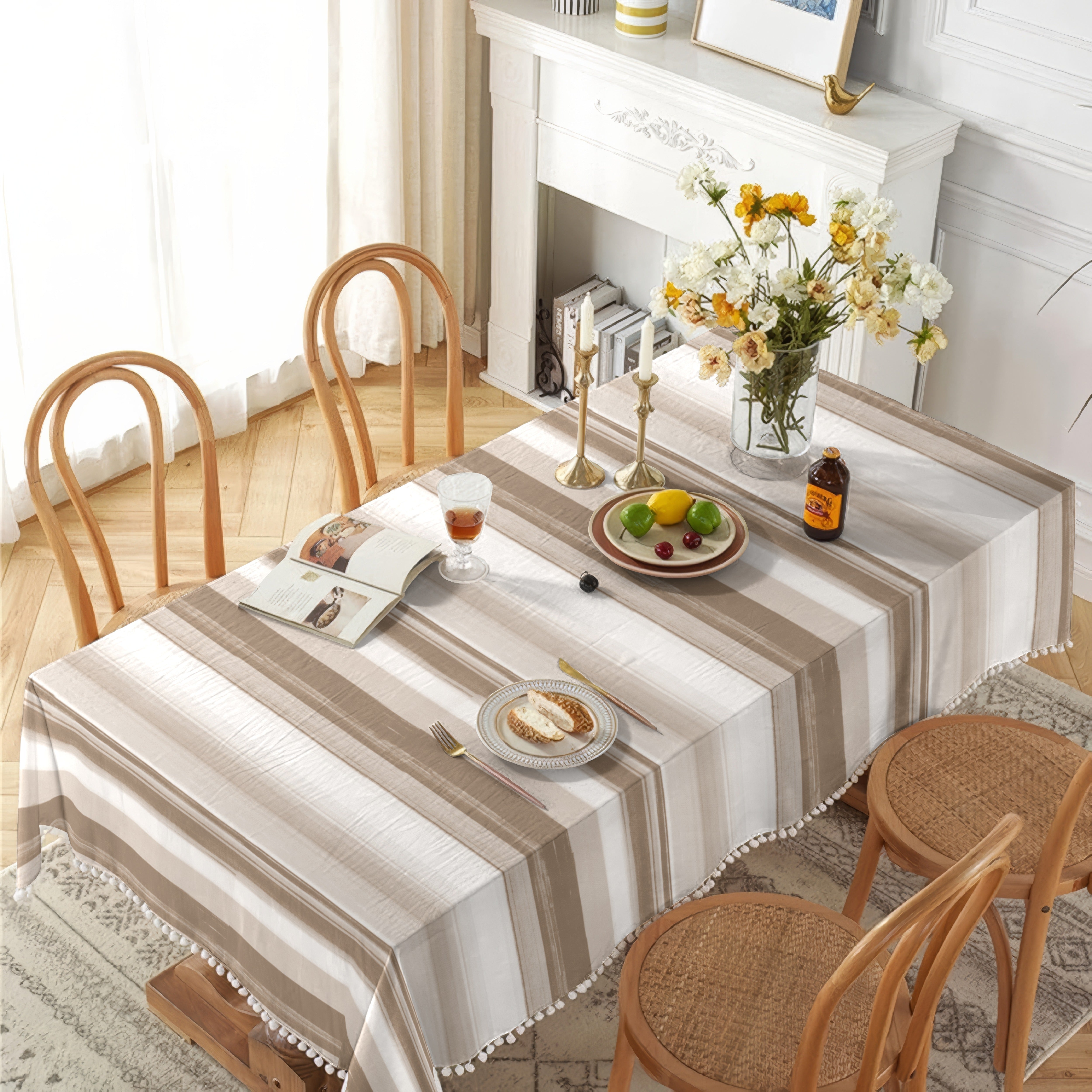ANCONA COCONUT TABLE CLOTH
