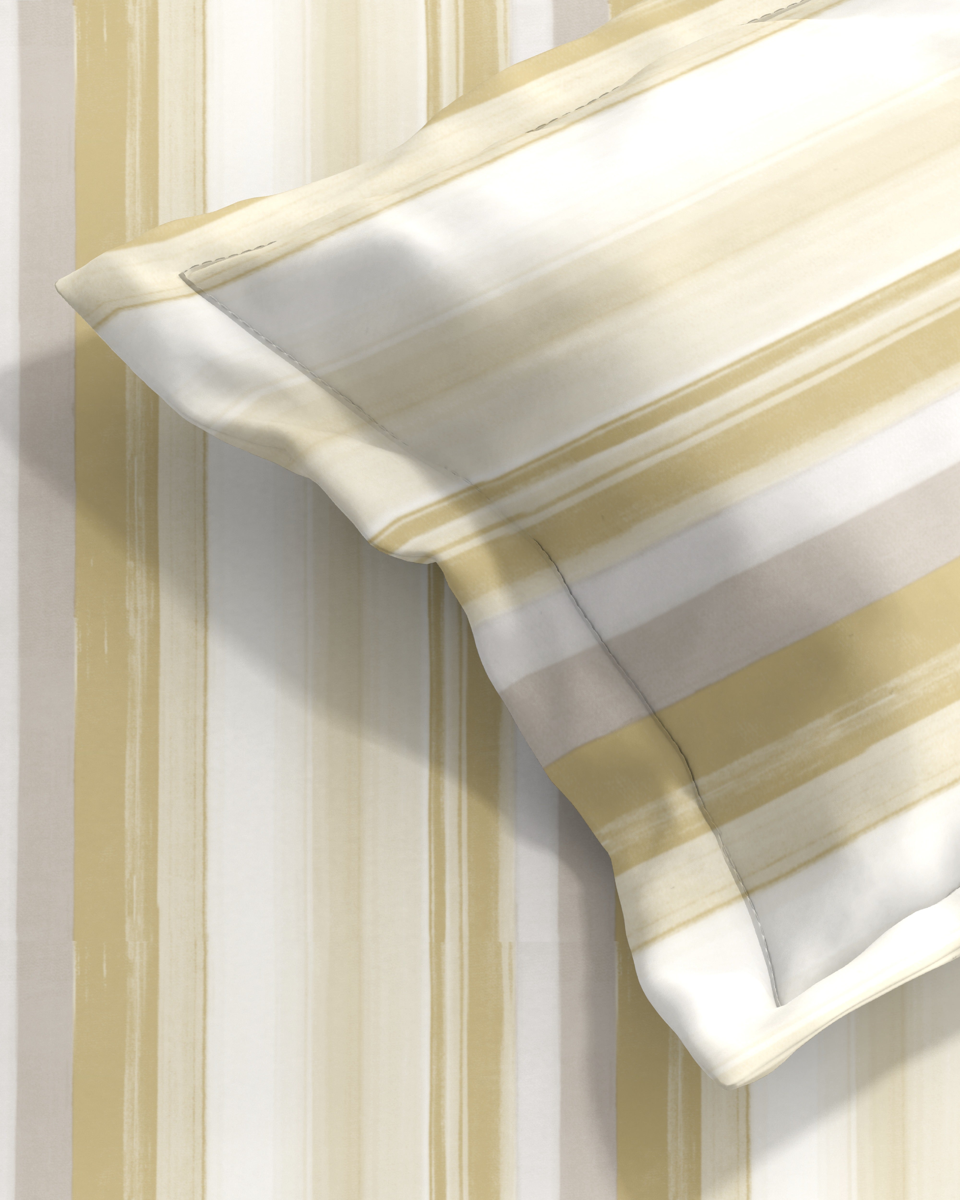 ALVIN STRIPES LAVENDER BEDSHEET WITH PILLOWCOVER