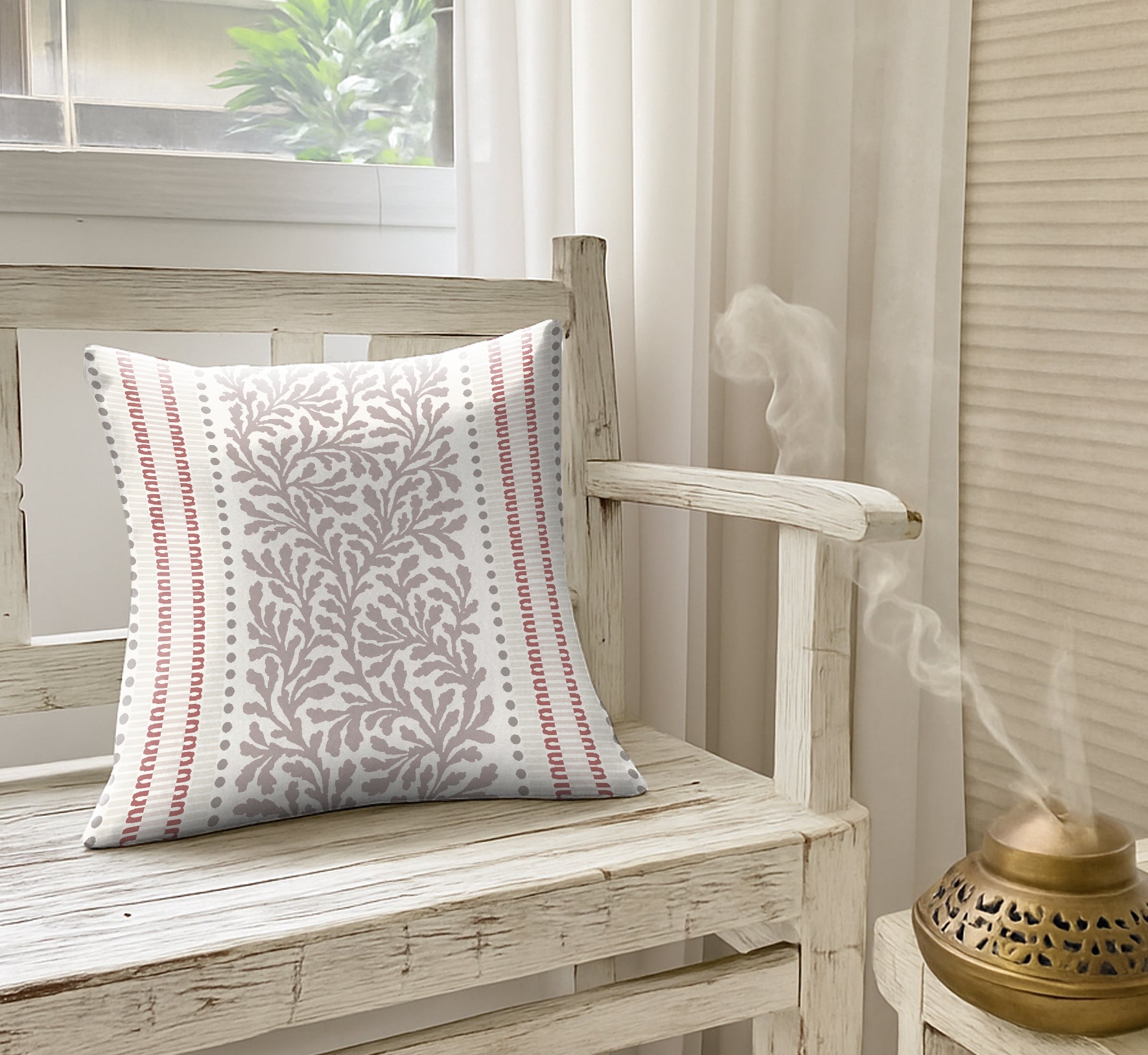 TORONTO PINK DIGITAL PRINTED CUSHION COVER (Pack of 2)